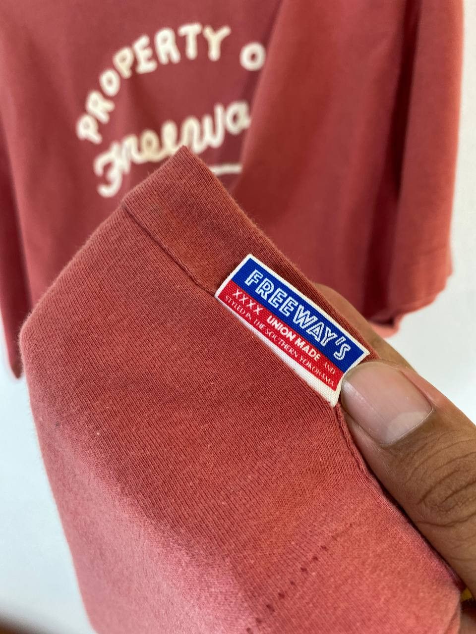 Vintage vintage freeways union made tee nice design Size US L / EU 52-54 / 3 - 6 Thumbnail