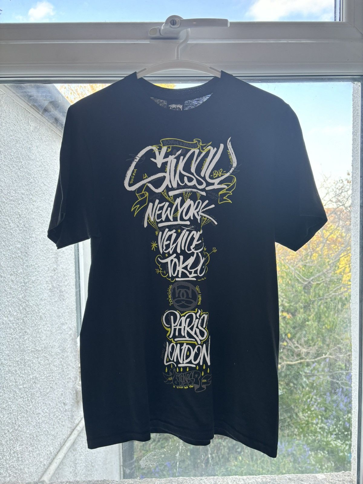 Stussy & Born X Raised Handstyles Tee ハンドスタイル Tシャツ Buy Stussy & Born x Raised Handstyles Tee Black | SASOM