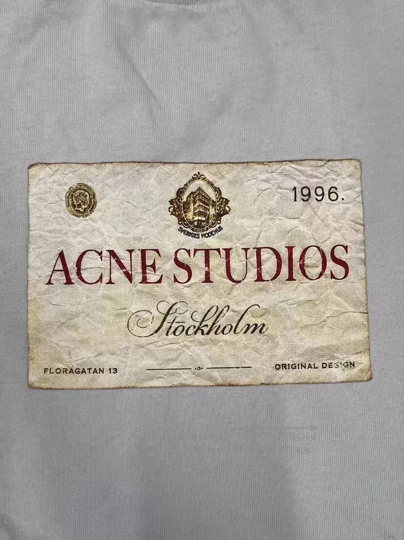 Acne Studios Acne Studios Logo Printed Crewneck Loose Fit Fake Two-Piec Size US L / EU 52-54 / 3 - 3 Thumbnail