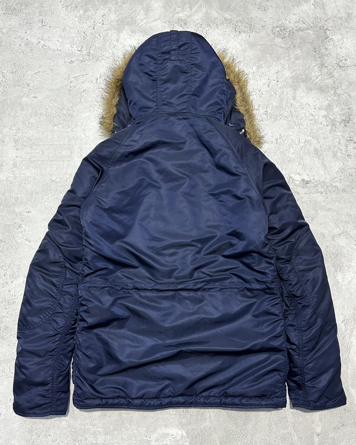 Alpha Industries Alpha Industries X Gundam Zeon N3B Fur Parka Bomber Jacket Size US M / EU 48-50 / 2 - 6 Thumbnail