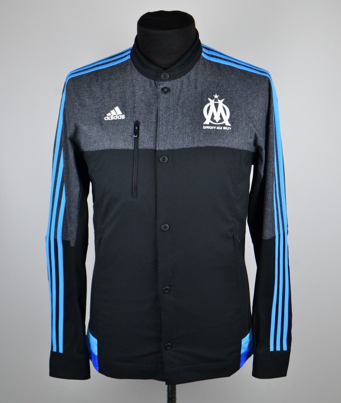 Adidas ADIDAS ANTHEM OLYMPIQUE MARSEILLE DROIT AU BUT TRACK JACKET Size US S / EU 44-46 / 1 - 1 Thumbnail