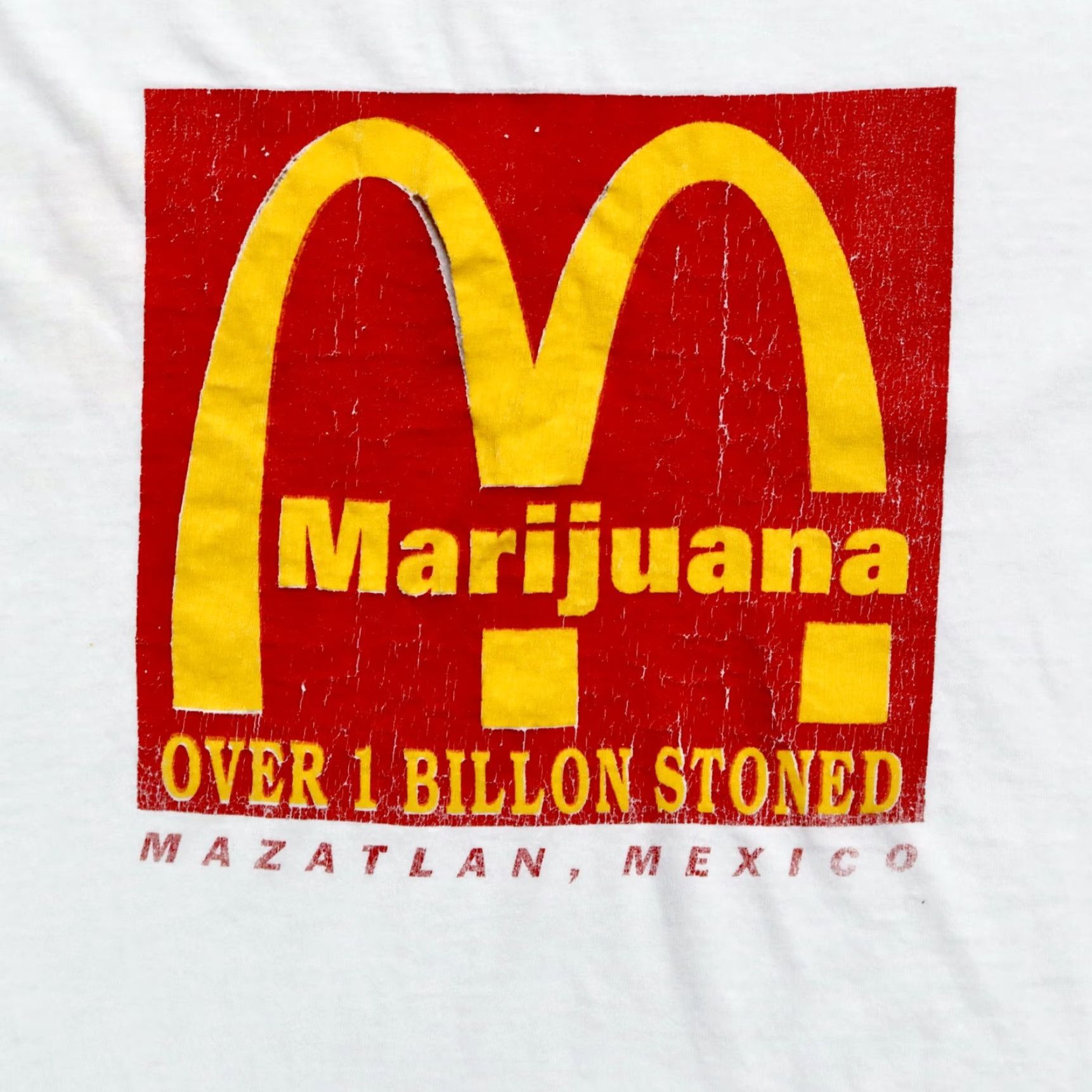 Nike Vintage Nike Shirt M White 90s Marijuana Stoned Over 1 Billion Stoned Shirts Mens Size US M / EU 48-50 / 2 - 3 Thumbnail