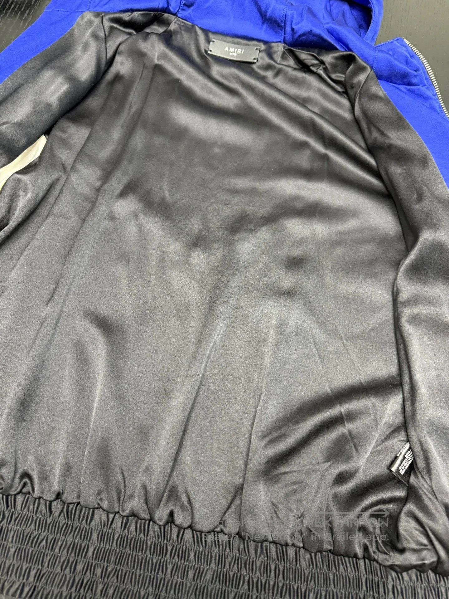 Amiri AMIRI Silk Zip Hoodie Jacket. Size US L / EU 52-54 / 3 - 7 Thumbnail