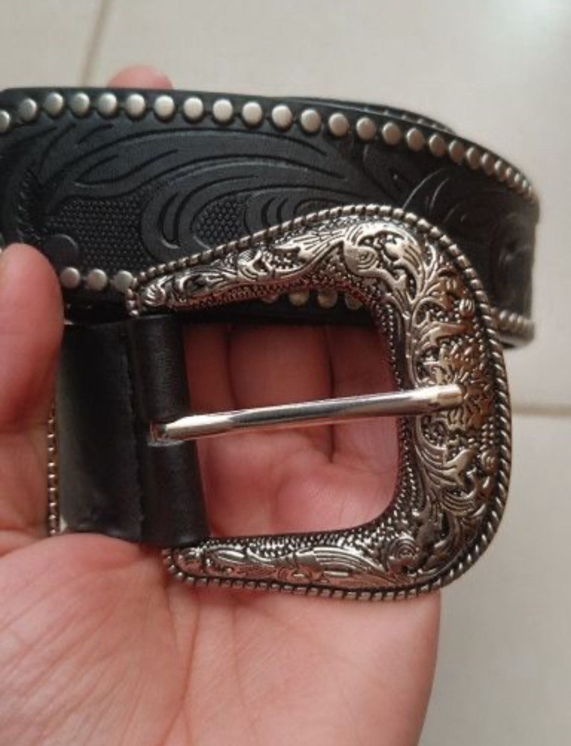 Designer × Other 120cm Natural Design Black Belt JDE Size ONE SIZE - 2 Thumbnail