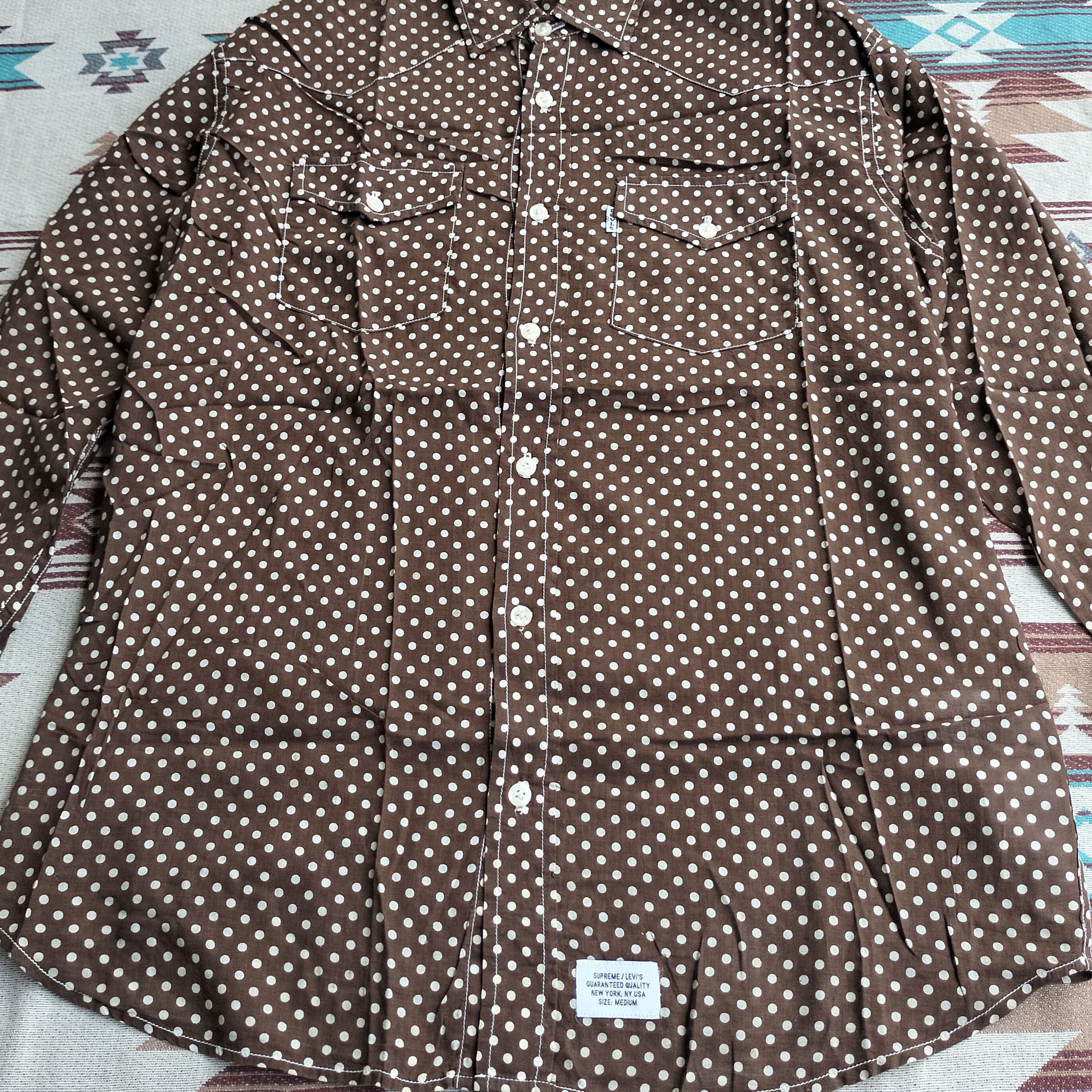 Levi's × Supreme FW12 Levi's Supreme lightweight western Ls shirt Size US M / EU 48-50 / 2 - 4 Thumbnail