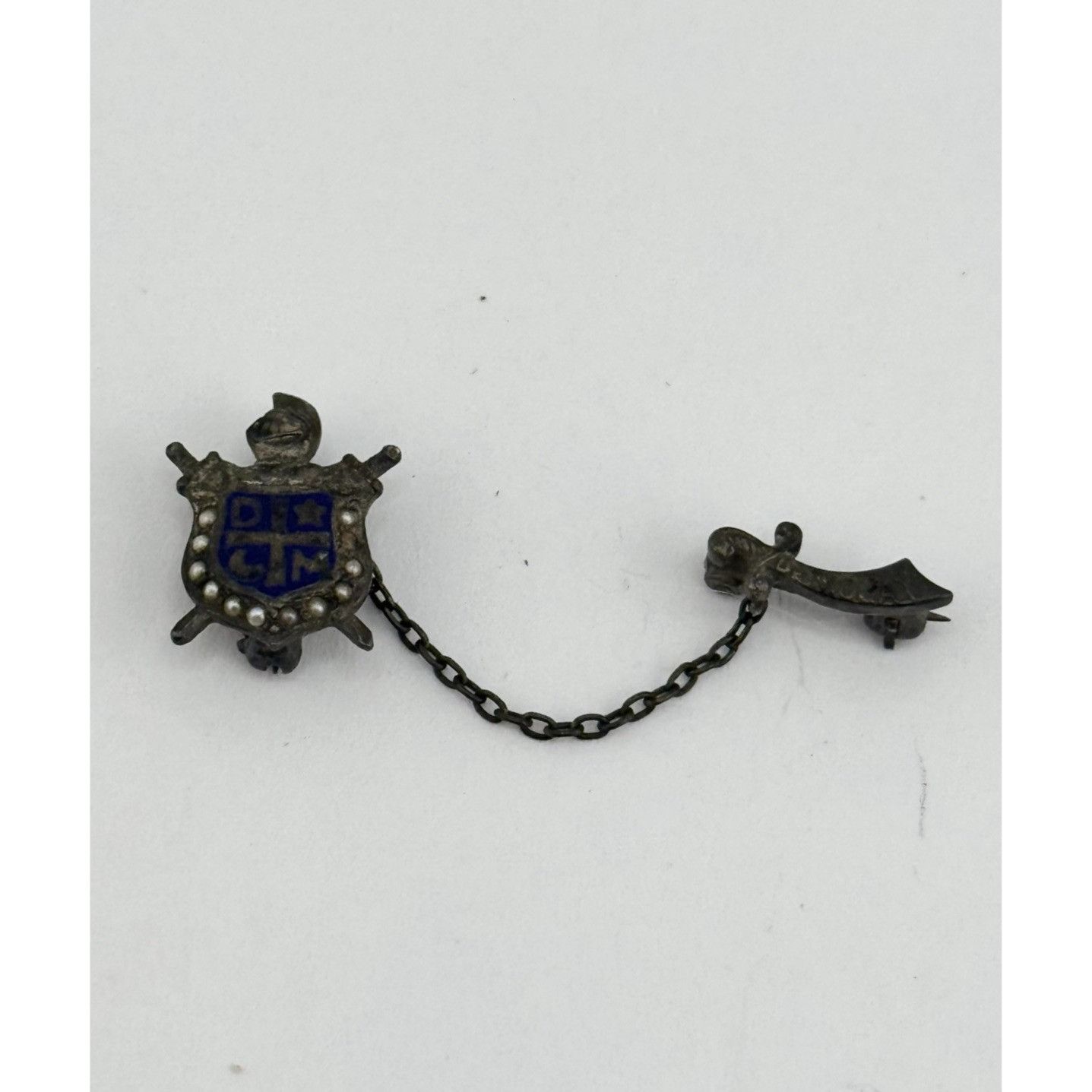 Vintage VINTAGE DEMOLAY STERLING PEARLS MASONIC YOUTH SWORD GUARD LA Size ONE SIZE - 2 Thumbnail