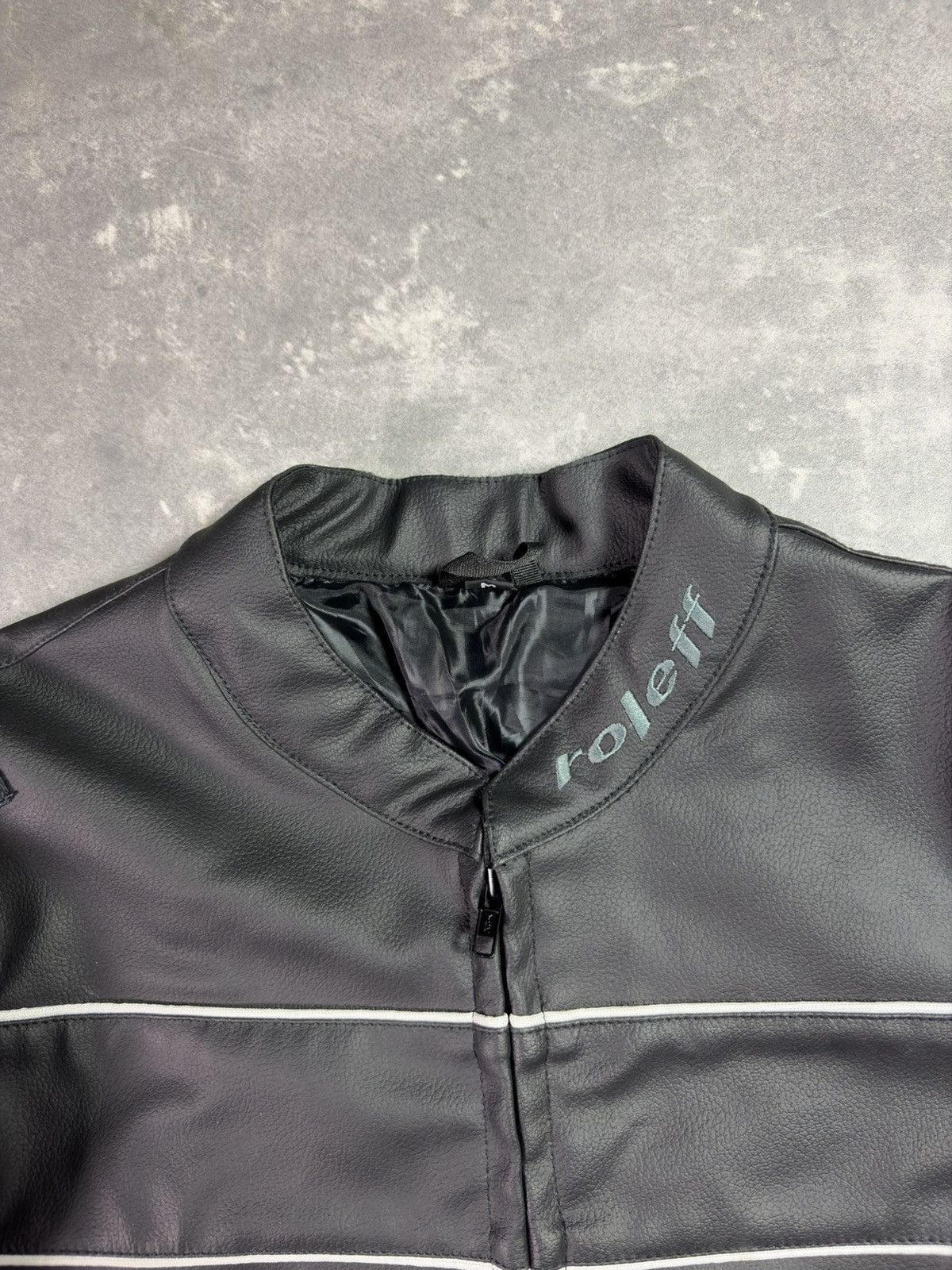 NASCAR Roleff Bridgestone Castrol Logos Racing Jacket Moto PVC M Size US M / EU 48-50 / 2 - 9 Thumbnail
