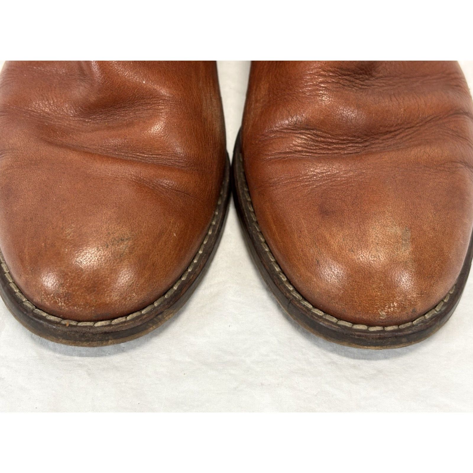 Madewell Madewell Sonia Bootie Leather Ankle Boot Womens 6 Brown Two-Tone Zip Back Size US 6 / IT 36 - 8 Thumbnail