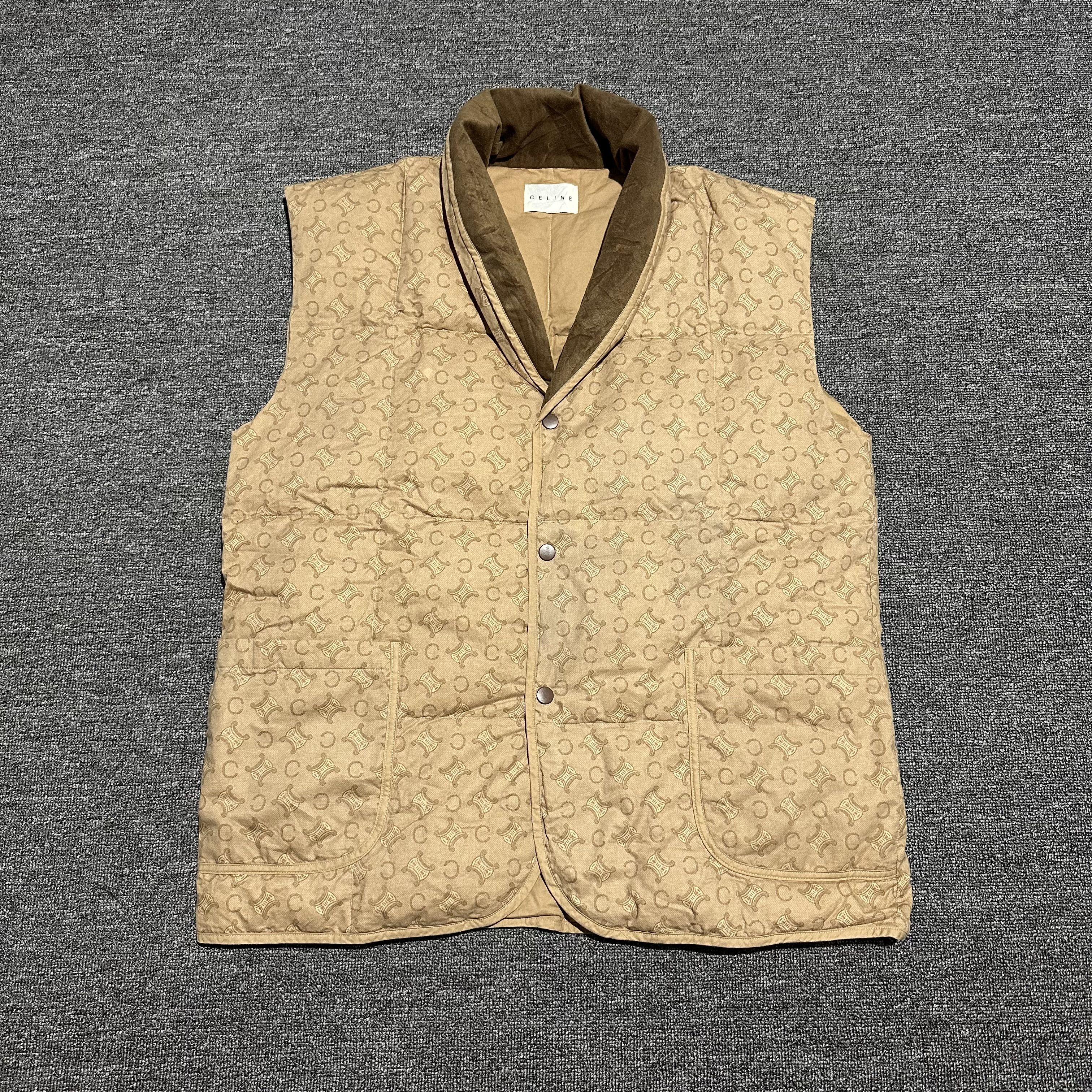 Celine Vintage Celine Monogram Vest Size US L / EU 52-54 / 3 - 1 Thumbnail