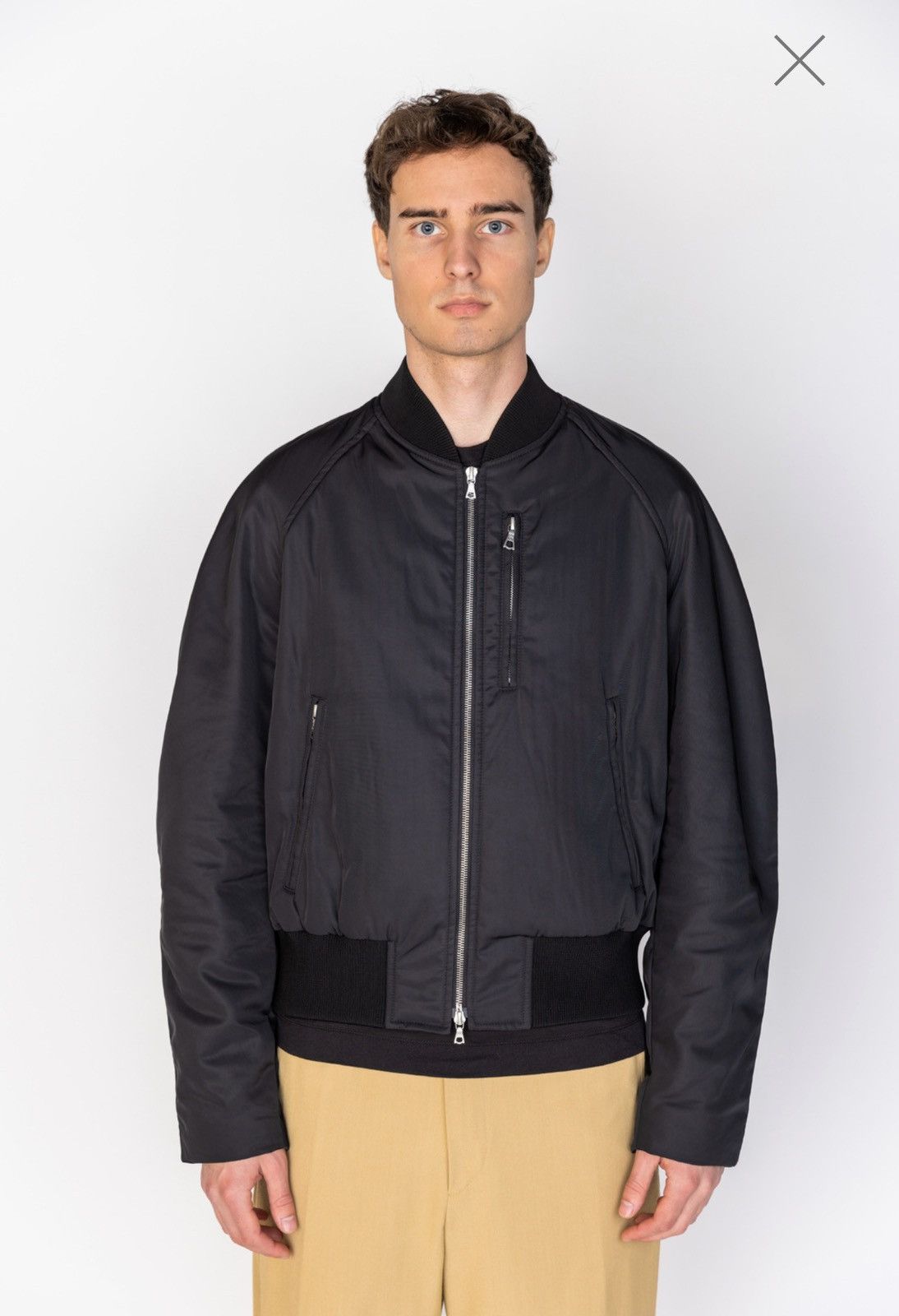 Dries Van Noten Last Size Dries Van Noten Black Zip-Up Bomber Size US XL / EU 56 / 4 - 1 Thumbnail
