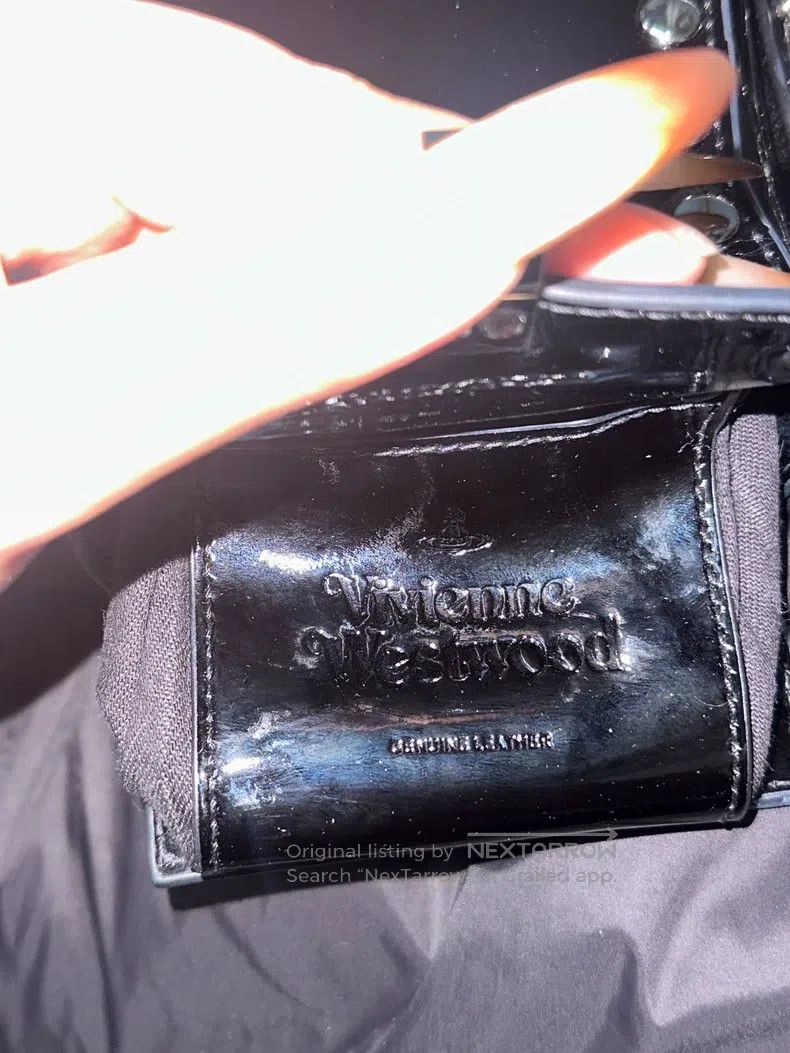 Vivienne Westwood Vivienne Westwood size os Riveted, slim waist bag with a cr Size ONE SIZE - 7 Thumbnail