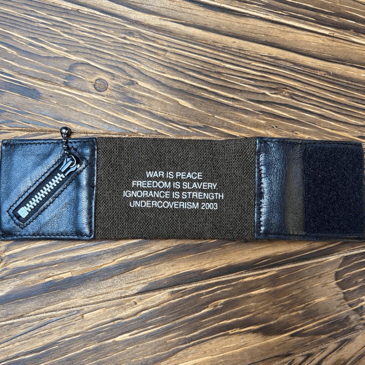 Undercover Undercover 03AW Paper Doll Leather Bracelet Size ONE SIZE - 1 Thumbnail