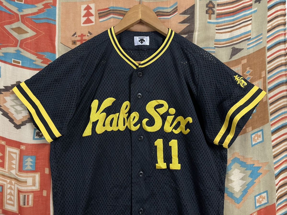 Japanese Brand × Vintage Vintage Japan Baseball Jersey L fit M Softball J League Rare Size US M / EU 48-50 / 2 - 2 Thumbnail