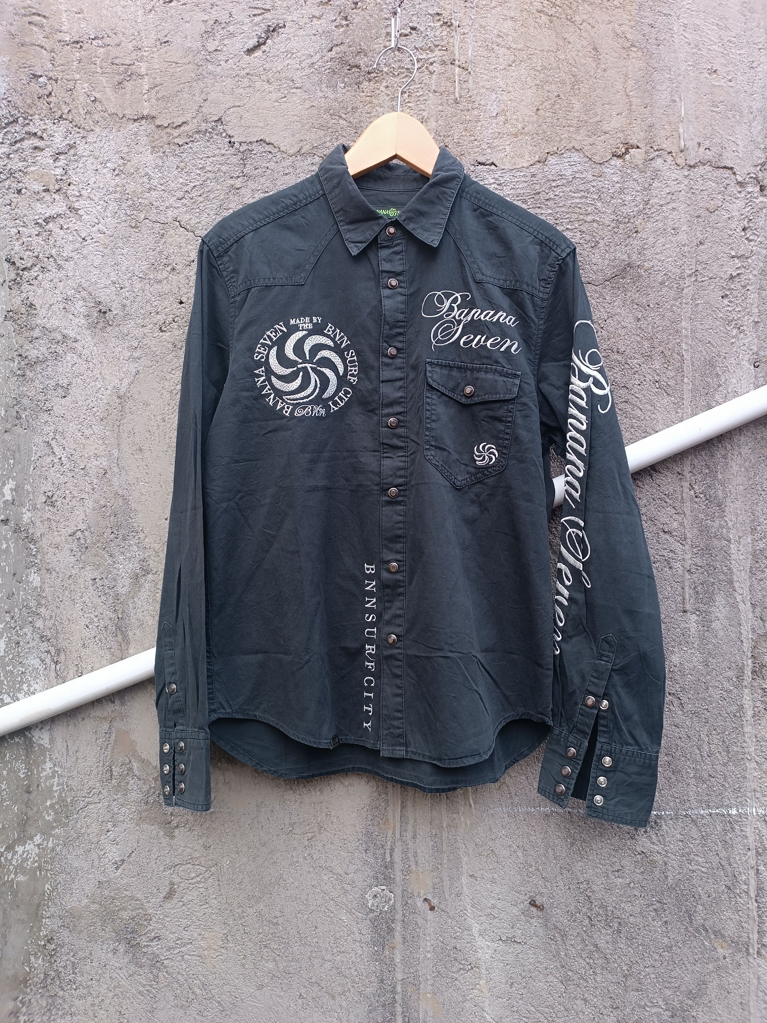 Japanese Brand Y2K Banana Seven Embroidery If Six Was Nine Grunge Style Size US M / EU 48-50 / 2 - 1 Thumbnail