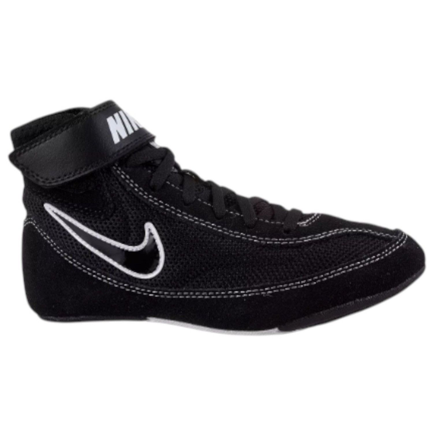 Nike Nike Speed Sweep VII Black White Wrestling Shoes 366684-001 Size US 11 / EU 44 - 1 Thumbnail