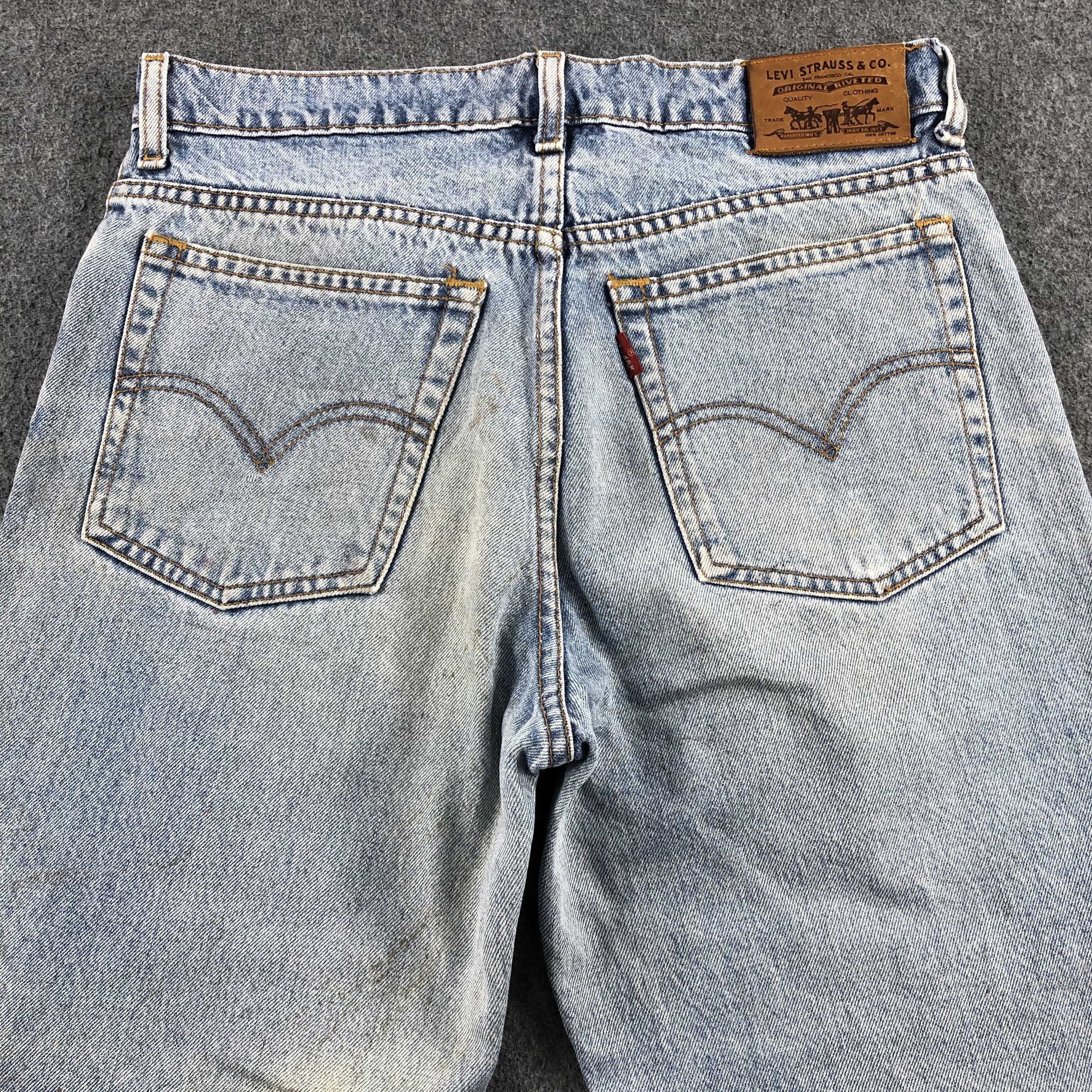 Levi's Vintage 90s Light Wash Levis 626 Jeans-J1768 Size US 30 / EU 46 - 4 Thumbnail