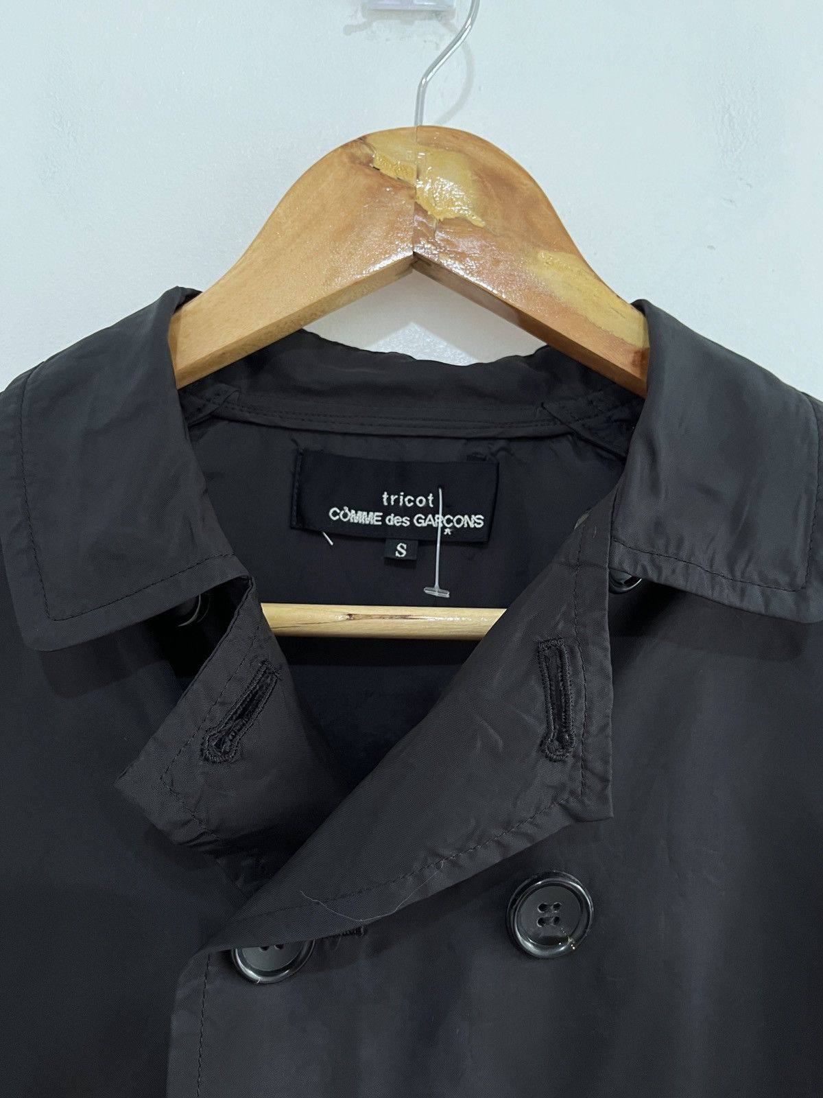Tricot Comme des Garcons Double Breasted Lace Hem Jacket Size S / US 4 / IT 40 - 5 Thumbnail
