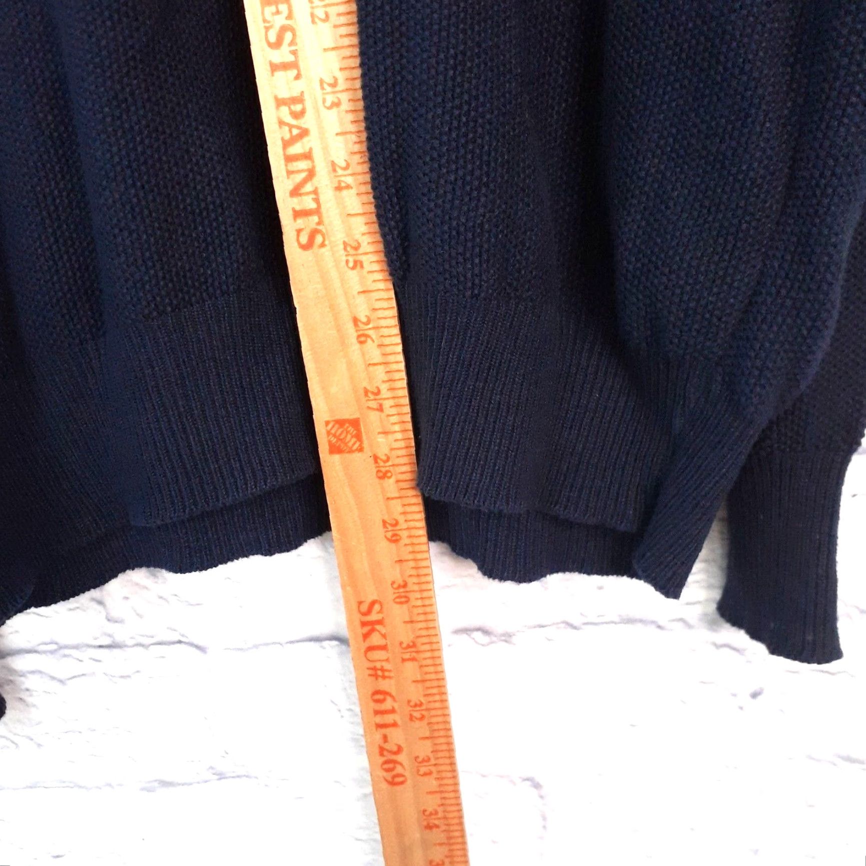 Vintage VINTAGE Andrew Rohan Baseball Knit Sweater Mens XL Blue Cotton Pullover Long Sleeve V-Neck Size US XL / EU 56 / 4 - 8 Thumbnail