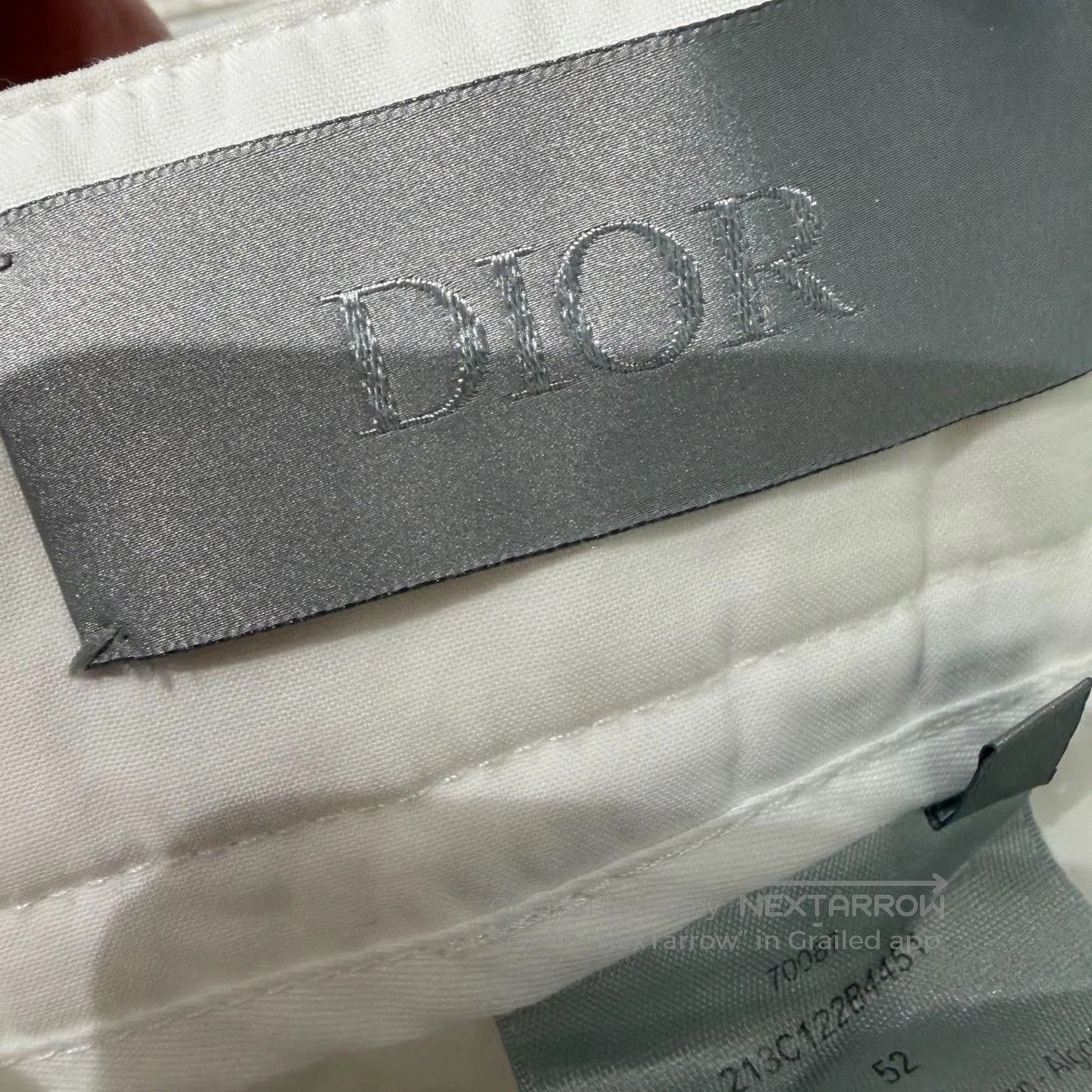 Dior Dior Homme x Sacai 2022 White 9-Point Pants. Size US 34 / EU 50 - 6 Thumbnail