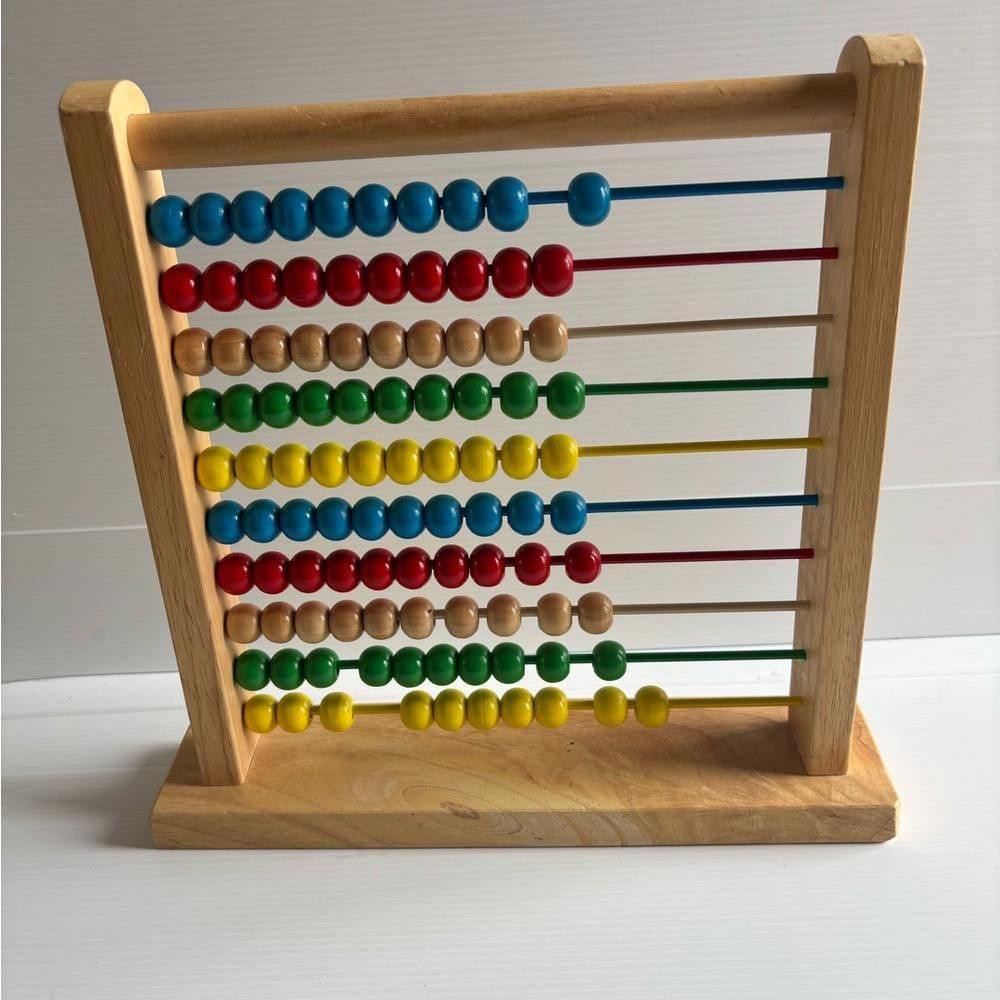 Designer Melissa & Doug Wooden Abacus - Multicolor Size ONE SIZE - 2 Thumbnail