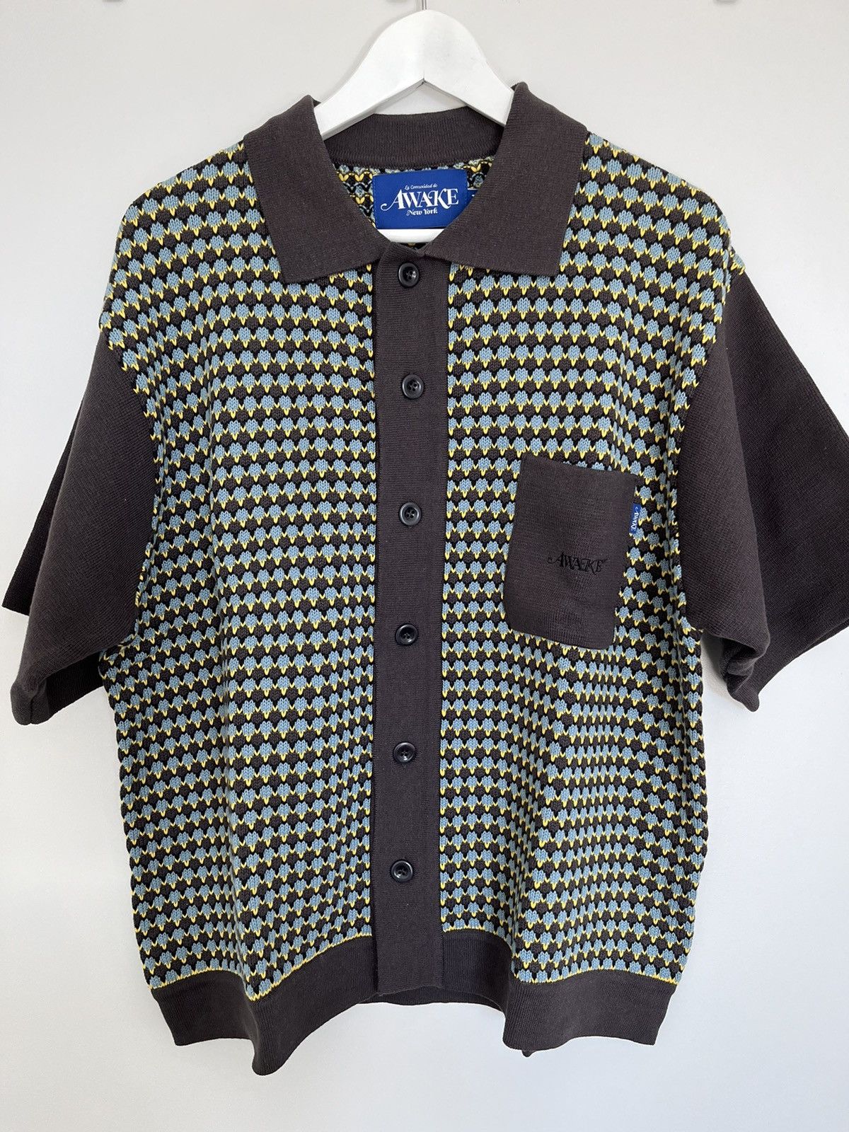 Awake NY New Awake NY Knit Crochet Shirt Size US M / EU 48-50 / 2 - 1 Thumbnail