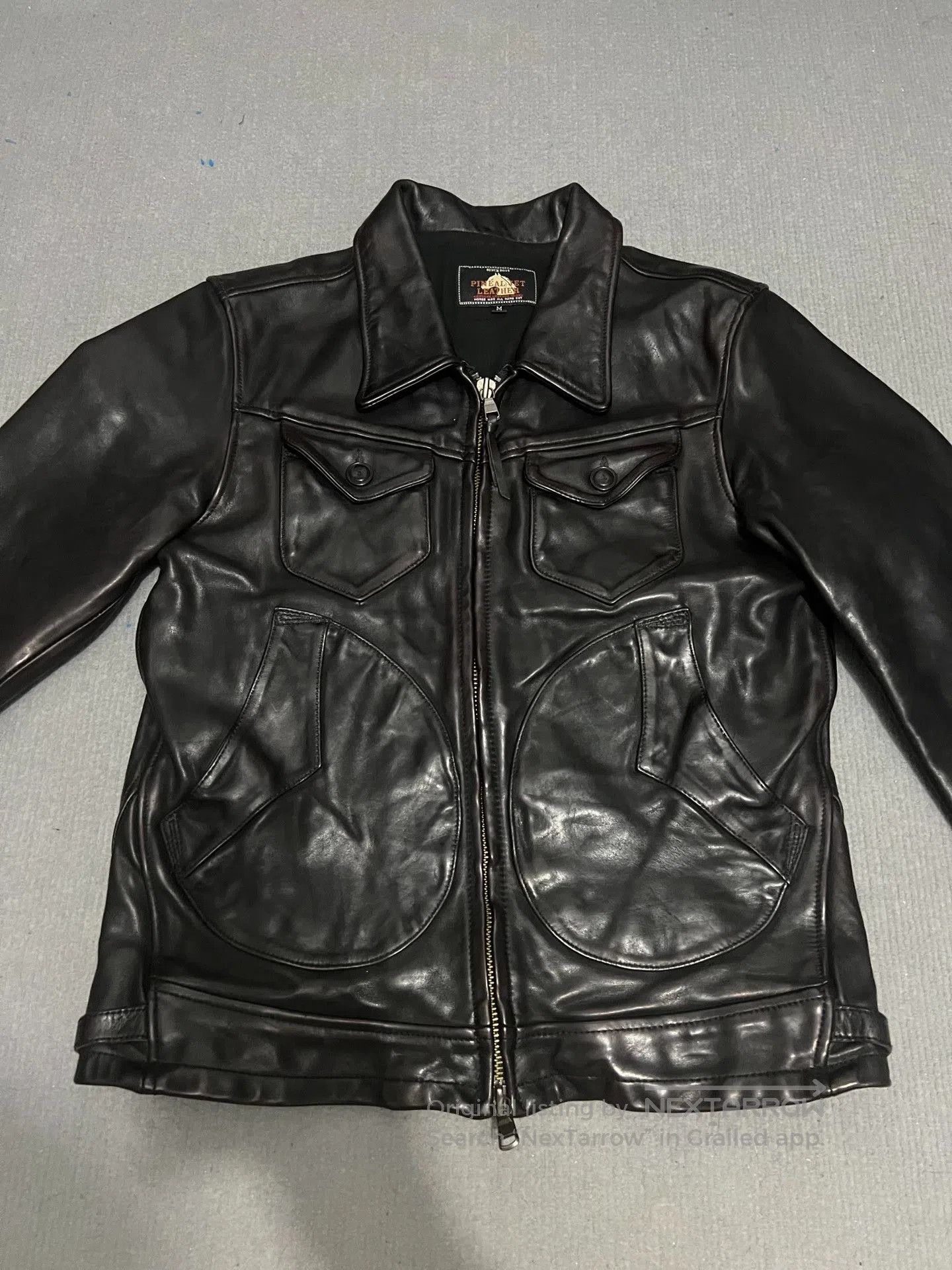 RRL Ralph Lauren Men's Horsehide Leather Jacket. Size US M / EU 48-50 / 2 - 1 Thumbnail