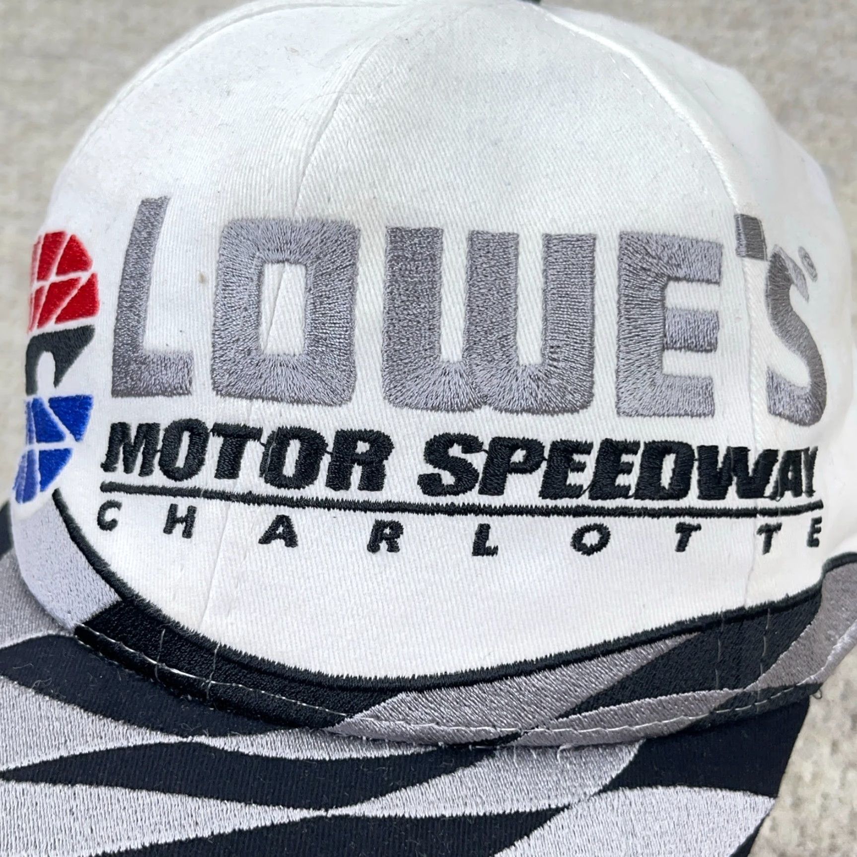 Vintage Vintage Chase NASCAR Hat Cap Snapback Big Logo Black Twill 80s 90s Retro American Mens Cap Snapback Hat Size ONE SIZE - 3 Thumbnail