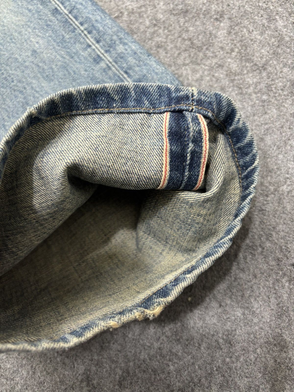 Edwin Vintage Edwin 505X Rusty Medium Wash Selvedge Denim F686 Size US 30 / EU 46 - 9 Thumbnail