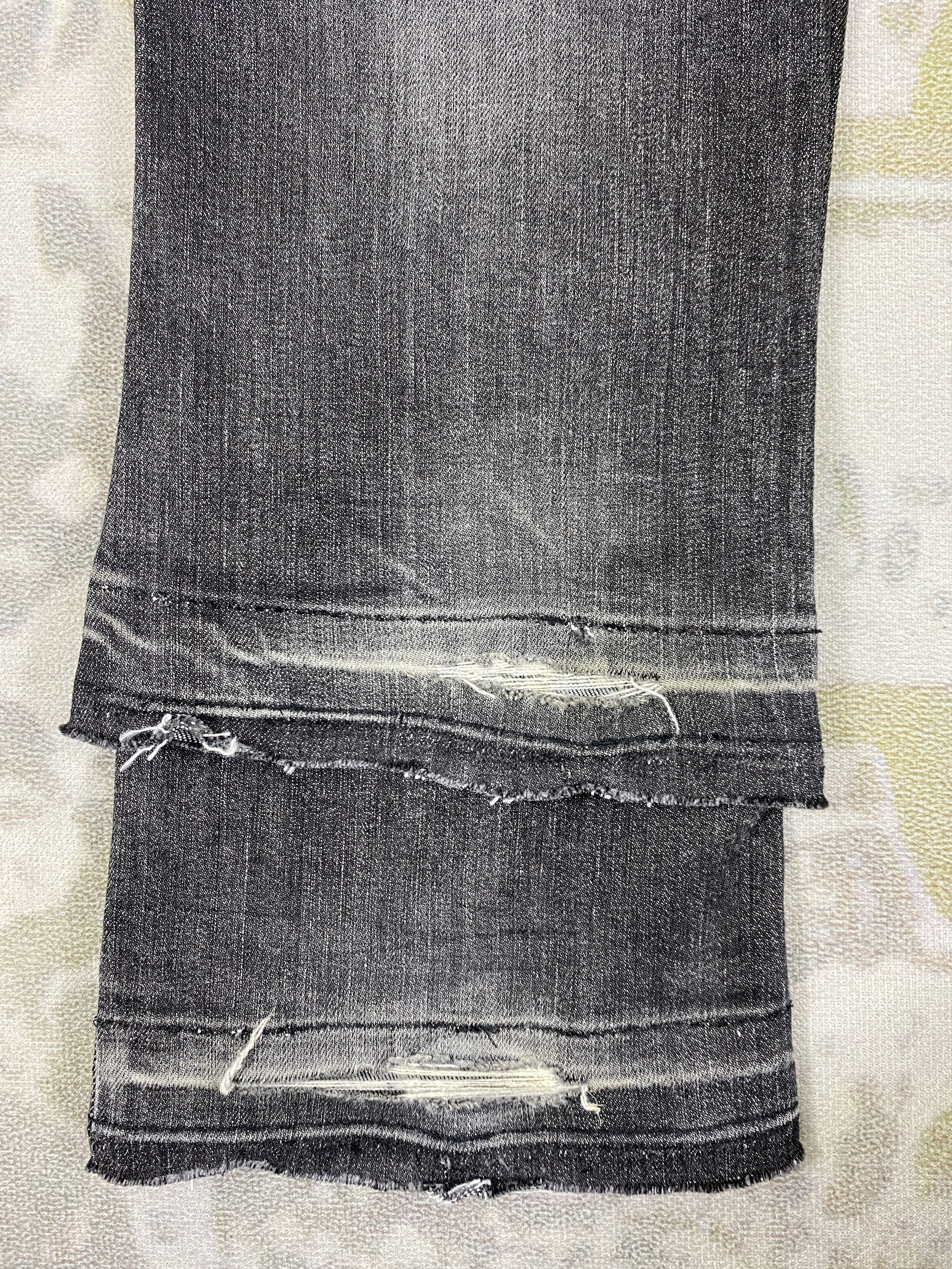 Japanese Brand Distressed Vintage Nicole Club Jeans 34x28.5 Denim - JN3612 Size US 34 / EU 50 - 13 Thumbnail