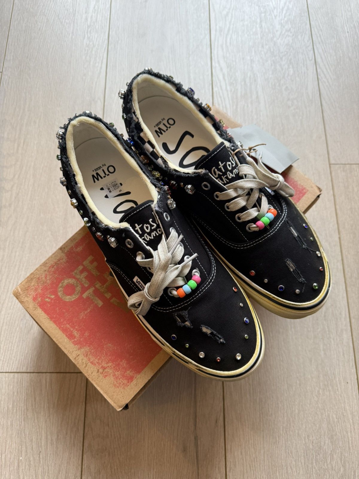Satoshi Nakamoto × Vans Satoshi Nakamoto OTW Old Skool Vans Pearlized Lucky Charms Size US 12 / EU 45 - 5 Thumbnail