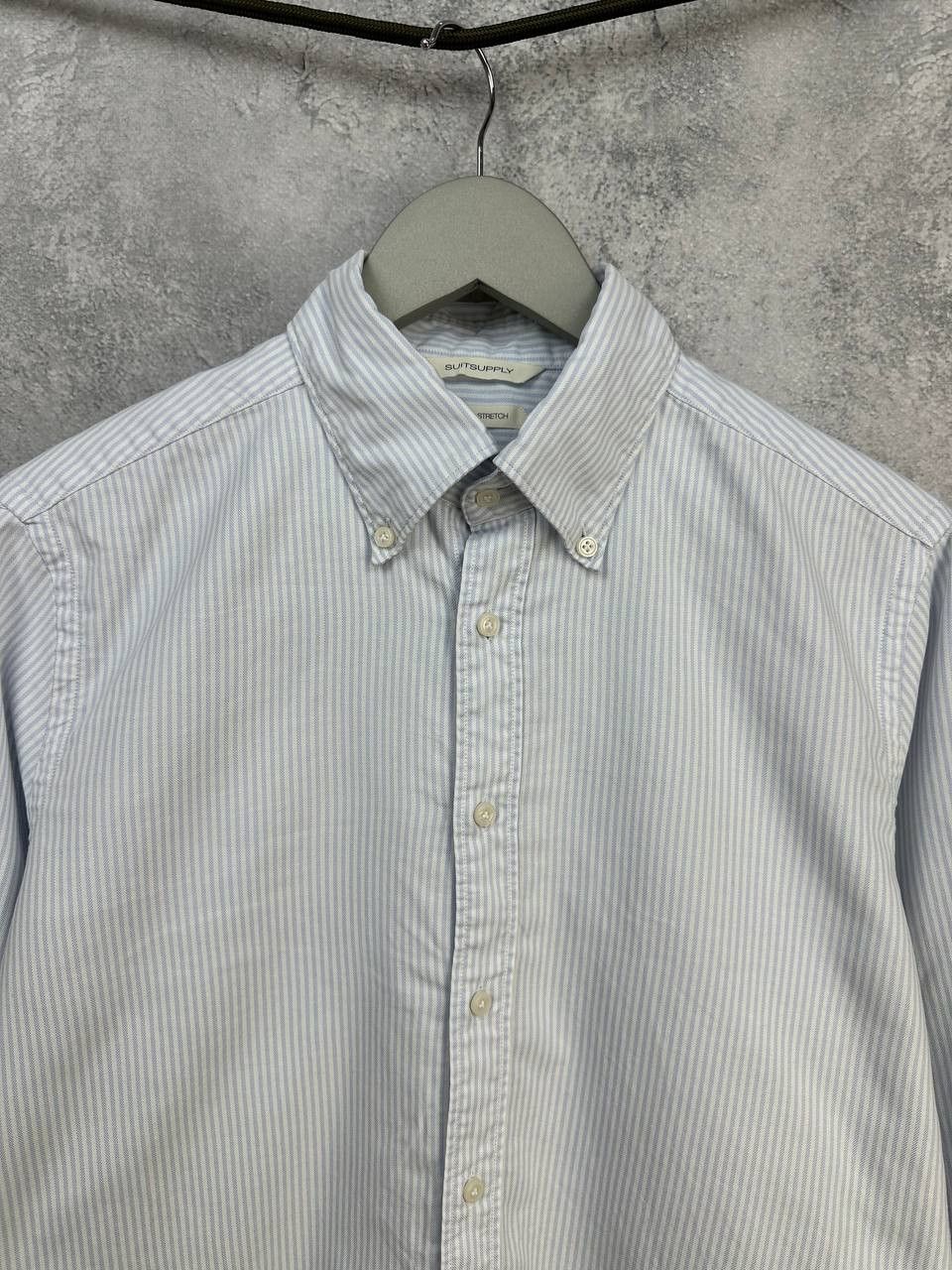 Suitsupply SuitSupply Striped Oxford Stretch Shirt Albini 1876 Fabrics Size US M / EU 48-50 / 2 - 4 Thumbnail
