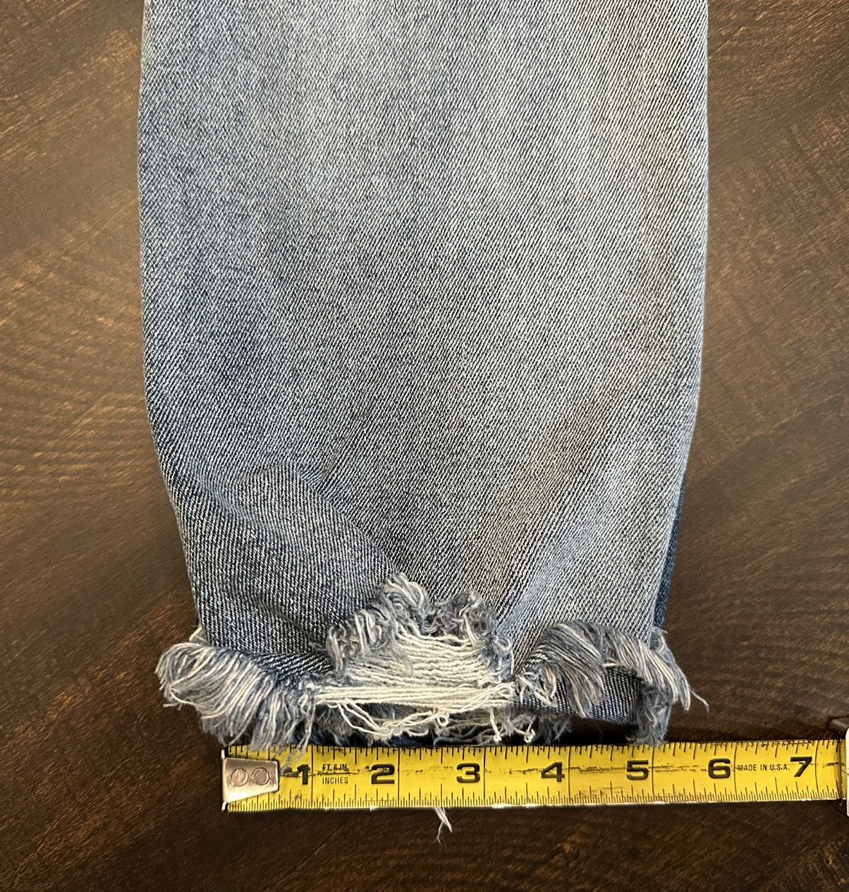 Almost Famous Almost Famous Distressed Split-Color Jeans-Juniors 9 Size 29" - 5 Thumbnail