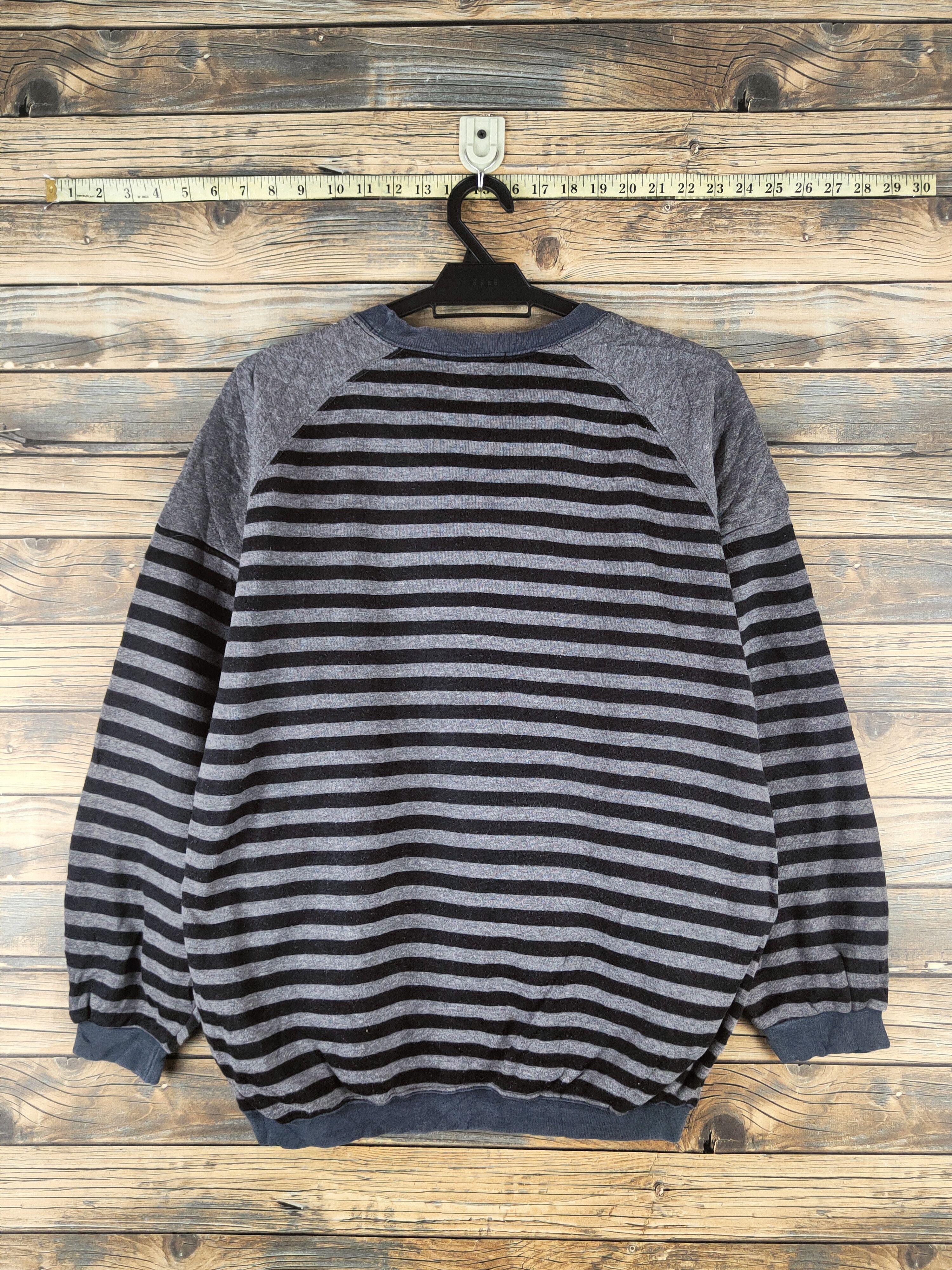 Japanese Brand Vintage & Retro Design Japanese Brand Black Gray Sweatshirt Size US L / EU 52-54 / 3 - 7 Thumbnail