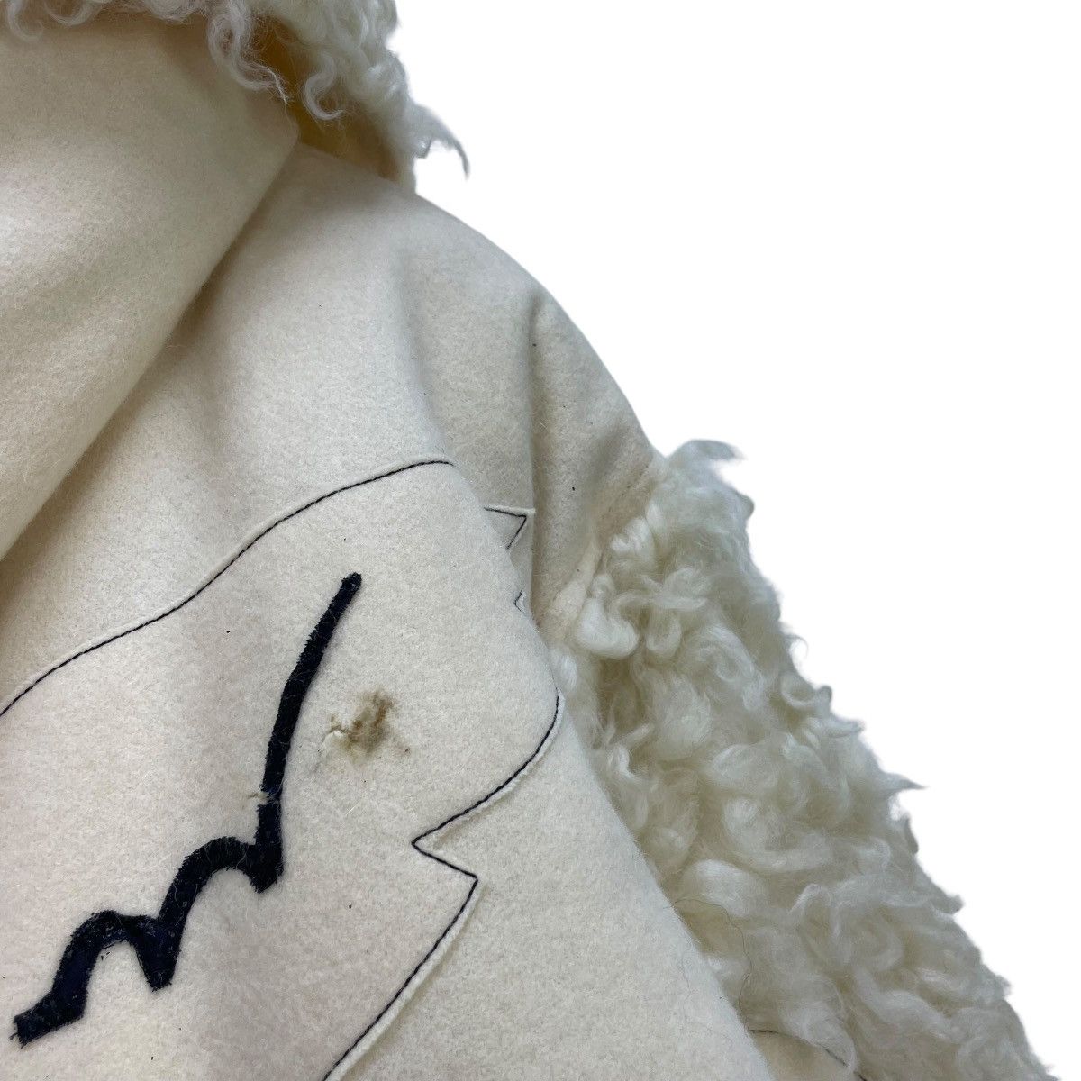 🔥Vintage 80s Jean Charles Castelbajec Faux Fur Hooded