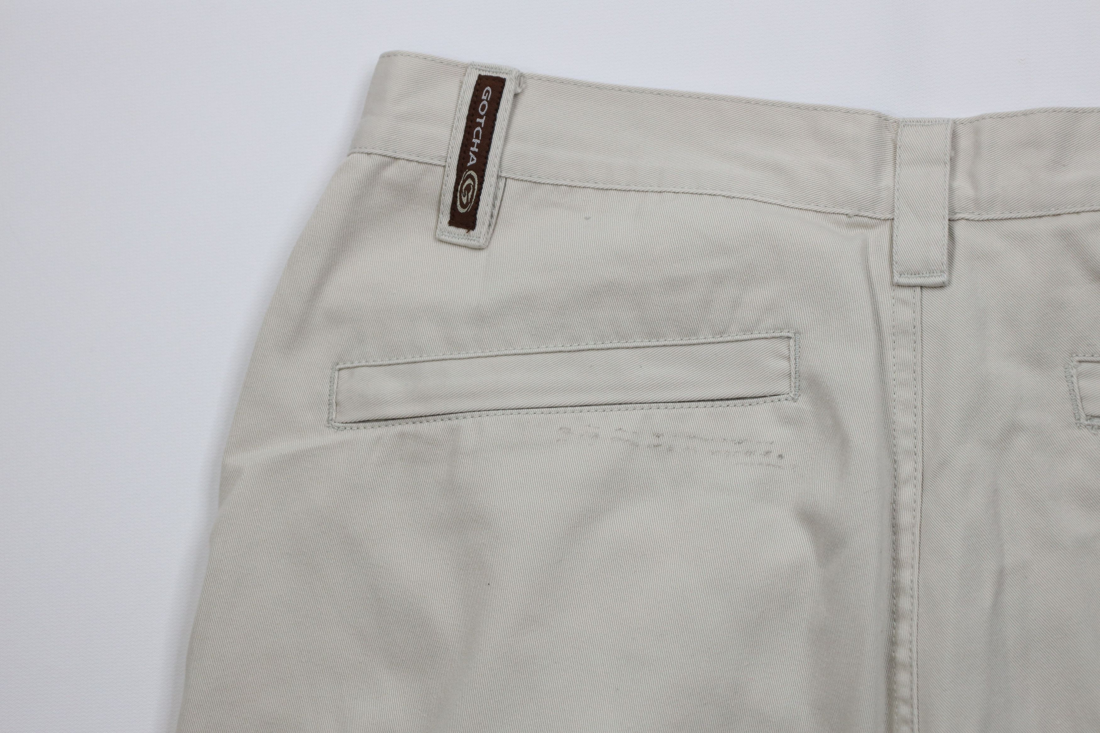 Gotcha Vintage 90s Y2K Gotcha Surfing Baggy Surf Cargo Shorts Beige Size US 34 / EU 50 - 9 Thumbnail
