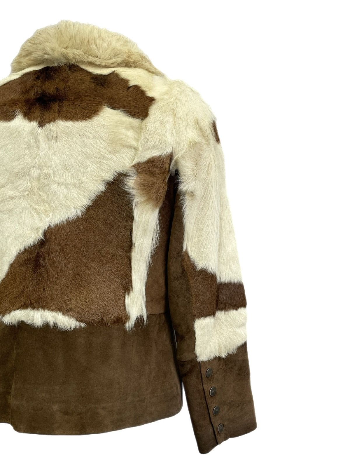 If Six Was Nine Hysteric glamour style brown fur fuzzy jacket vintage y2k Size L / US 10 / IT 46 - 8 Thumbnail