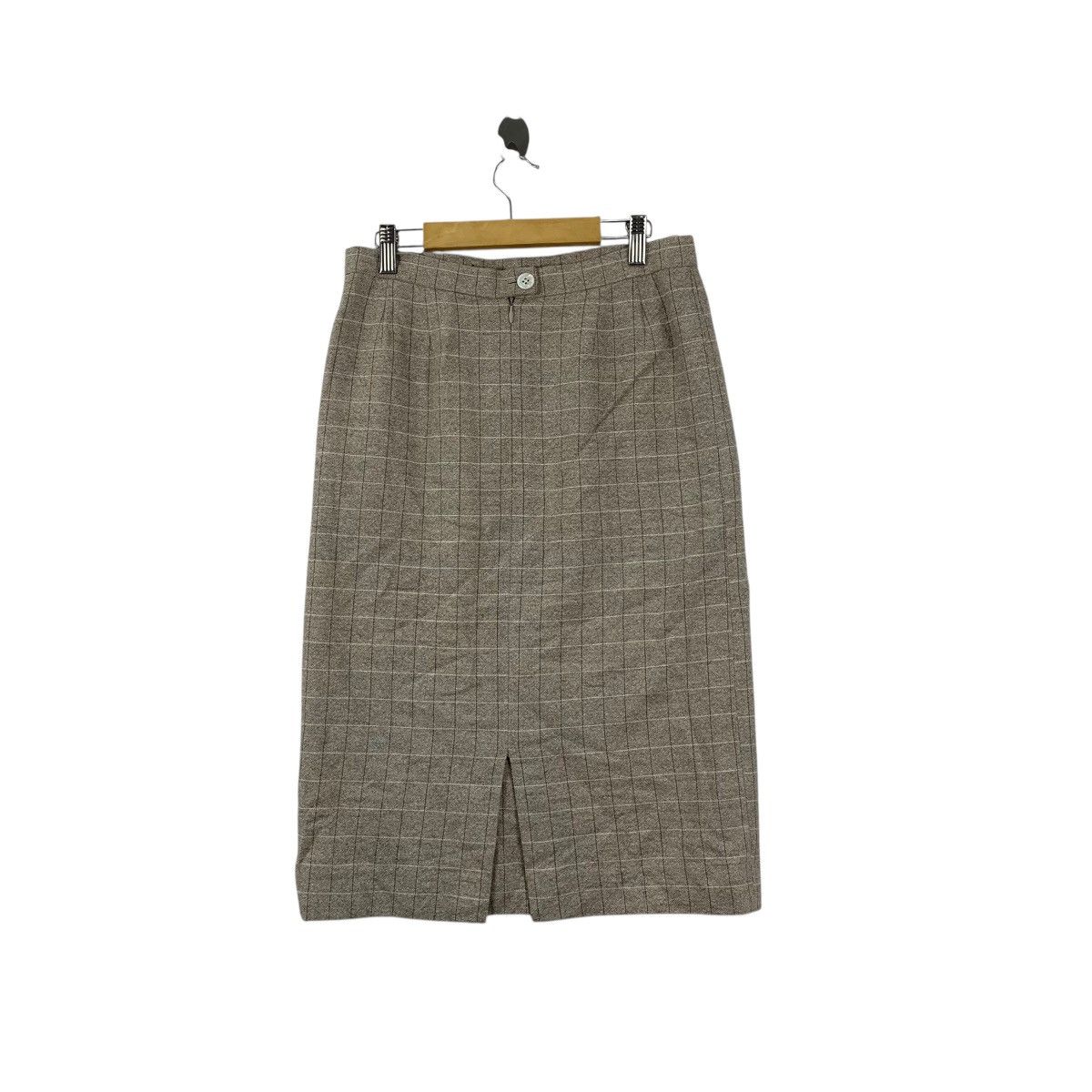 Jean-Louis Scherrer Vintage 90s JEAN LOUIS SCHERRER Boutique Nova Checks Tartan Size 30" / US 8 / IT 44 - 4 Thumbnail