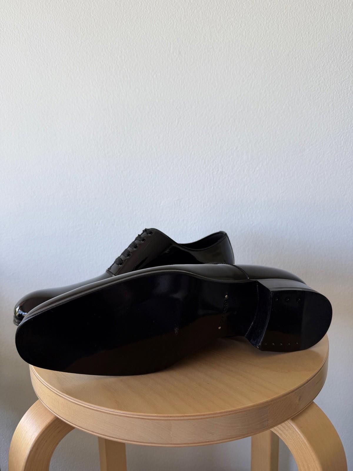 Tom Ford new Tom Ford mens patent leather edgar lace up shoes black 9 Size US 10 / EU 43 - 7 Thumbnail