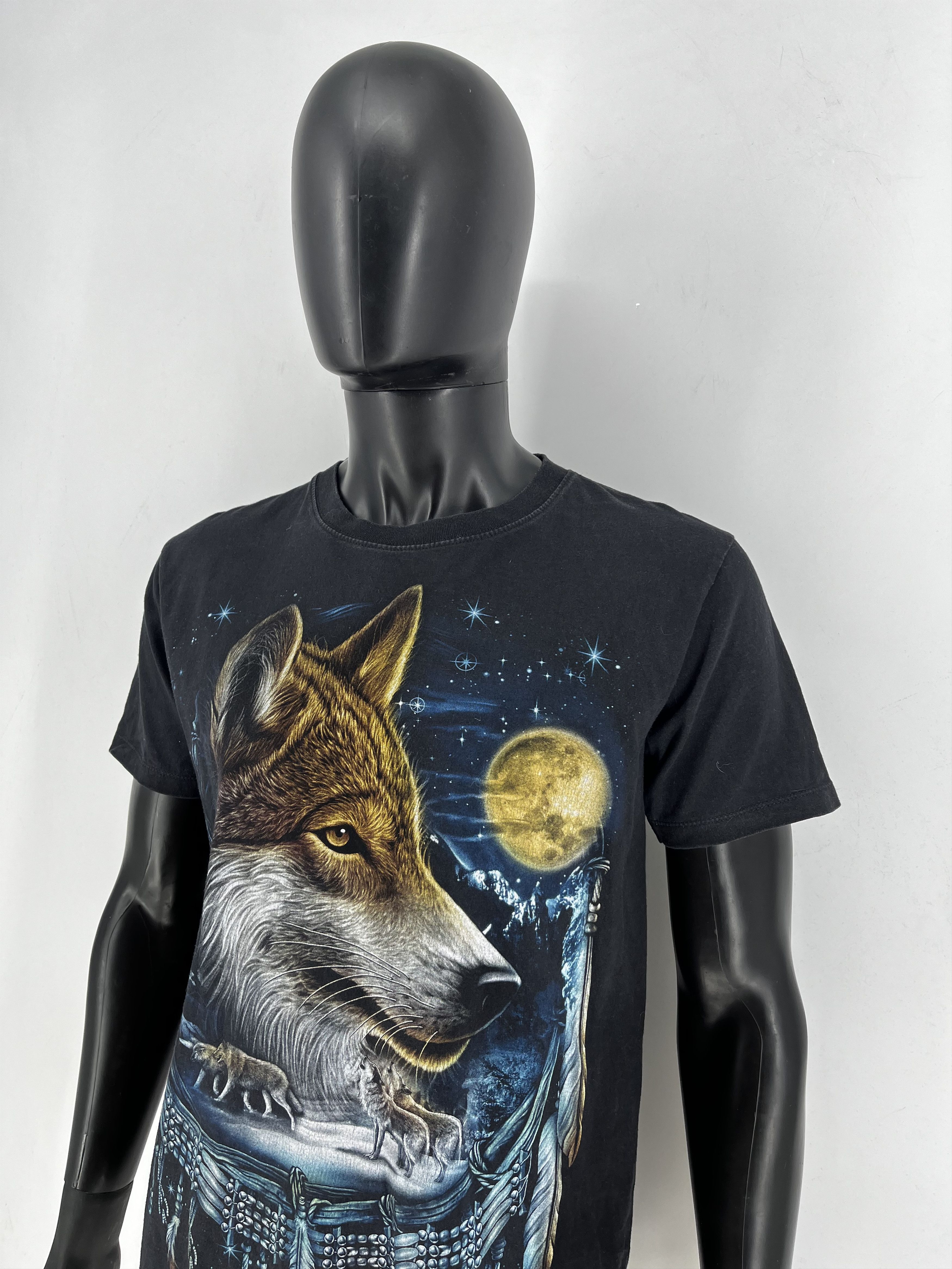 Other Double Sided Wolf Moon Tee All Over Animal Print M Size US M / EU 48-50 / 2 - 9 Thumbnail