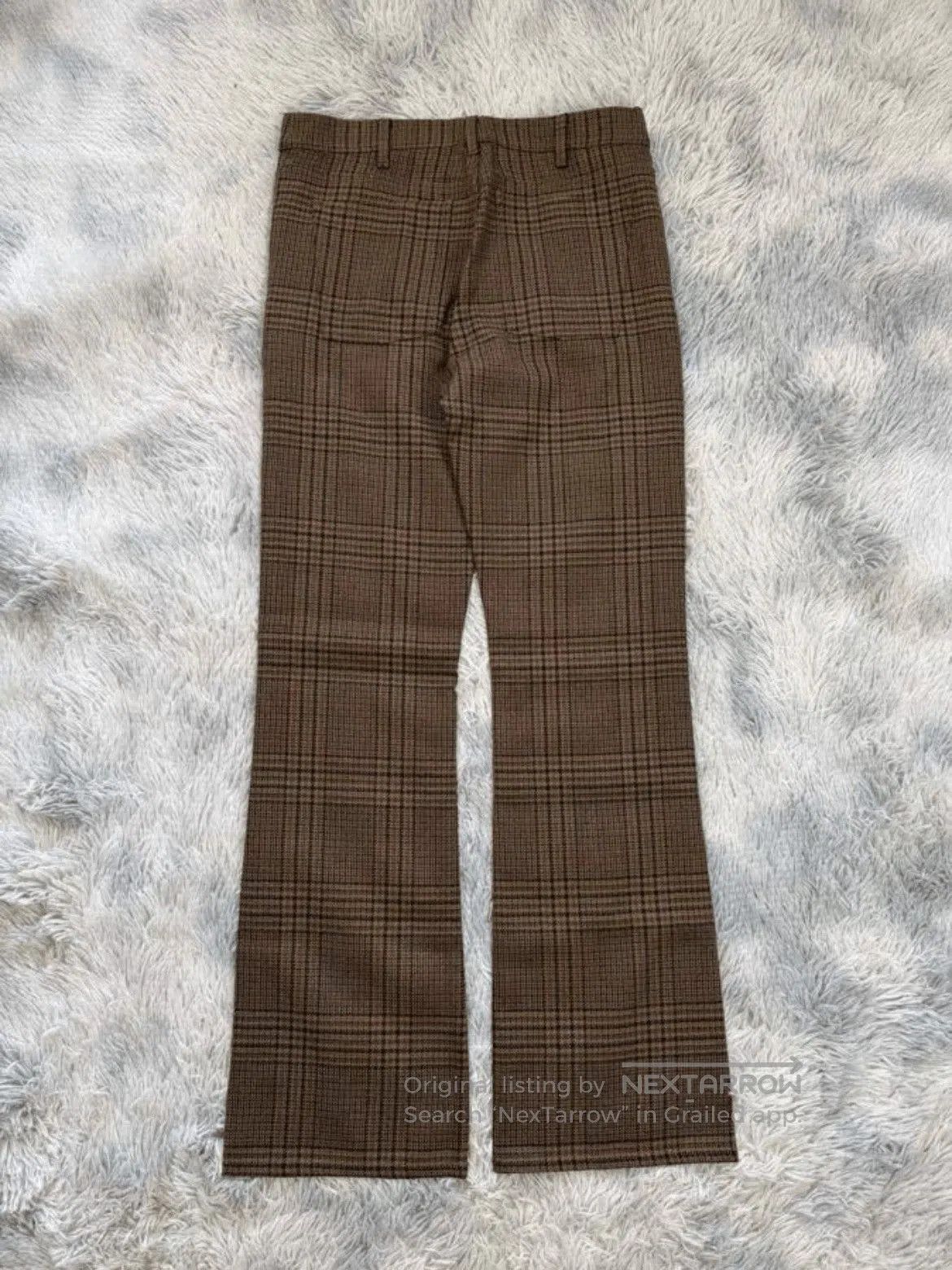 Celine Celine 23AW Plaid Bell Bottom Trousers. Size US 30 / EU 46 - 5 Thumbnail