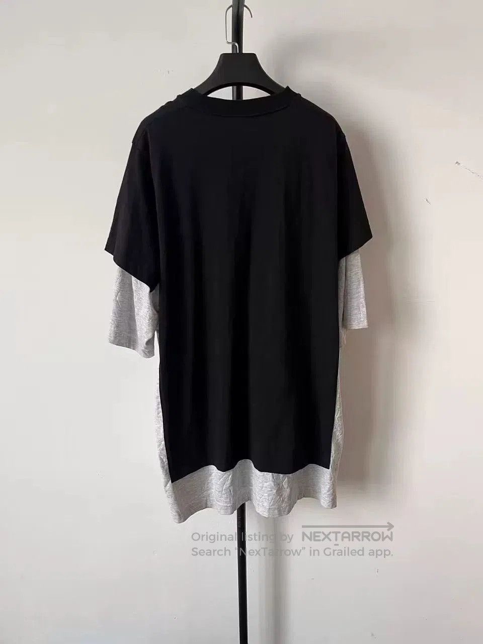Balenciaga Balenciaga Phantom Letter Layered Short Sleeve T-Shirt. Size US M / EU 48-50 / 2 - 2 Thumbnail