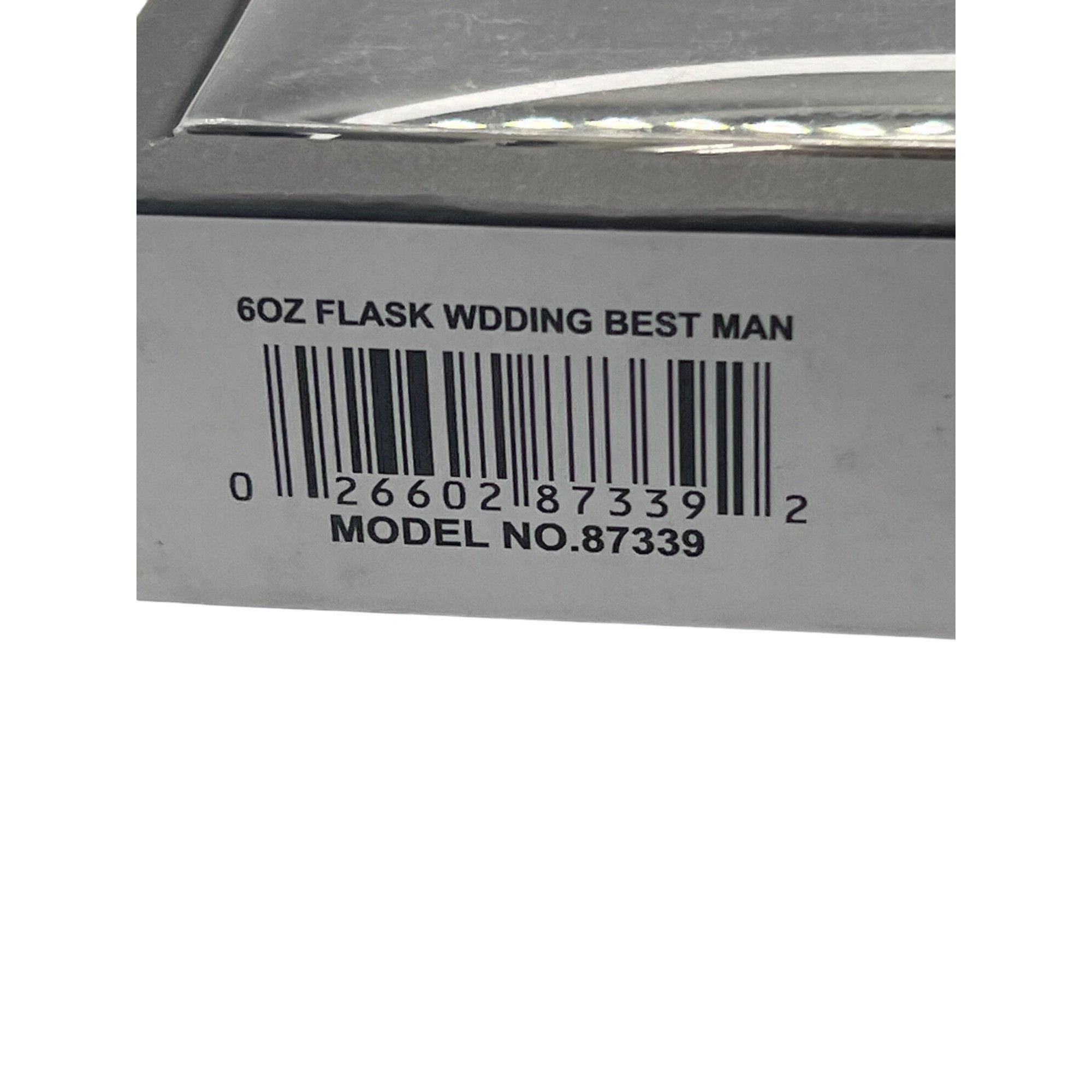 Other Boston Warehouse Best Man 6oz Stainless Steel Wedding Flask Size ONE SIZE - 3 Thumbnail