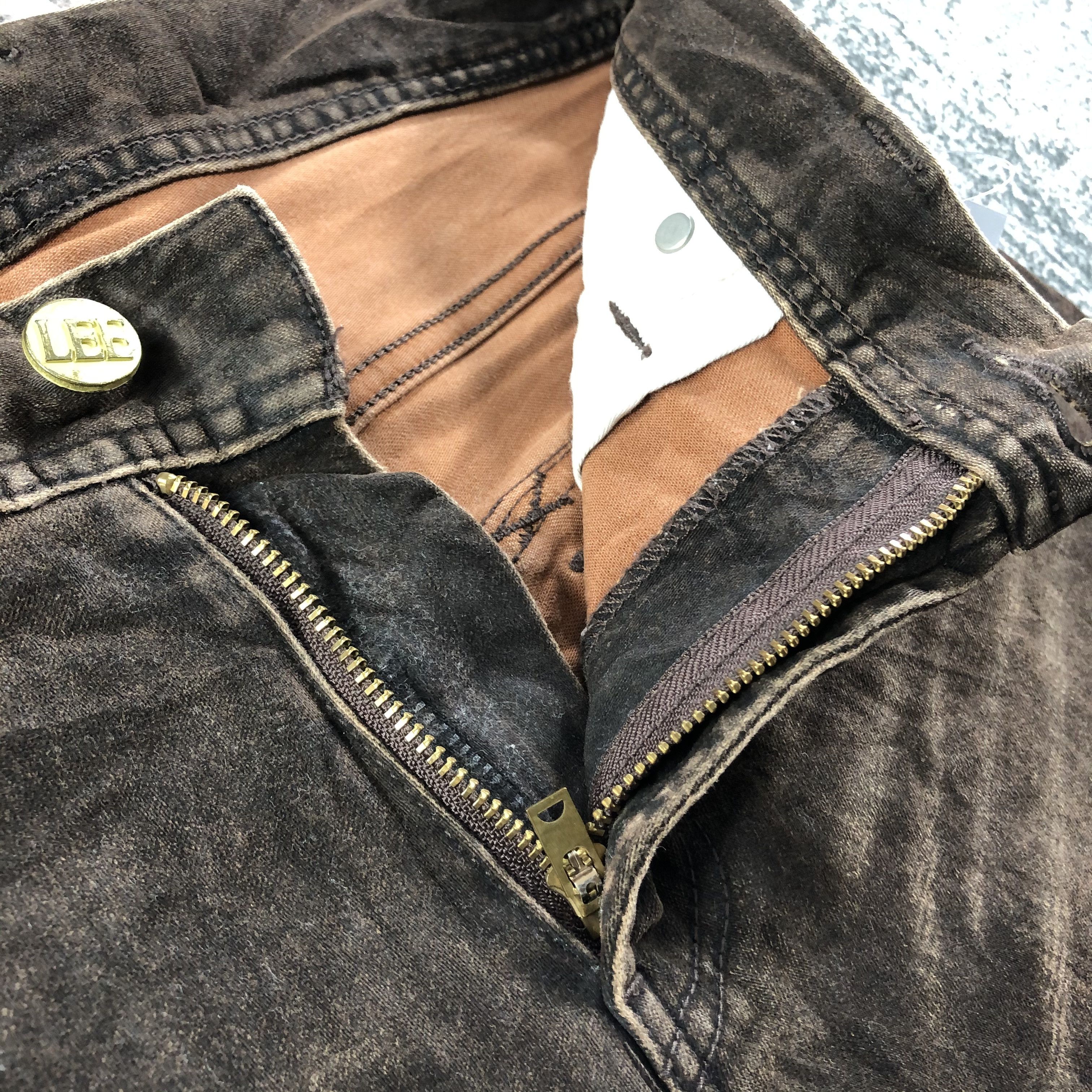 Lee Vintage Lee Jeans Faded Brown Flare Denim KJ1660 Size US 30 / EU 46 - 7 Thumbnail