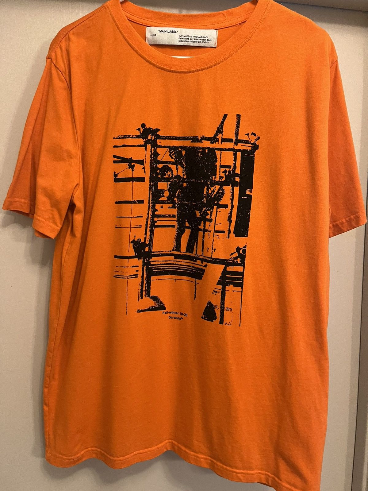 Off-White Off white main label t shirt Size US L / EU 52-54 / 3 - 3 Thumbnail