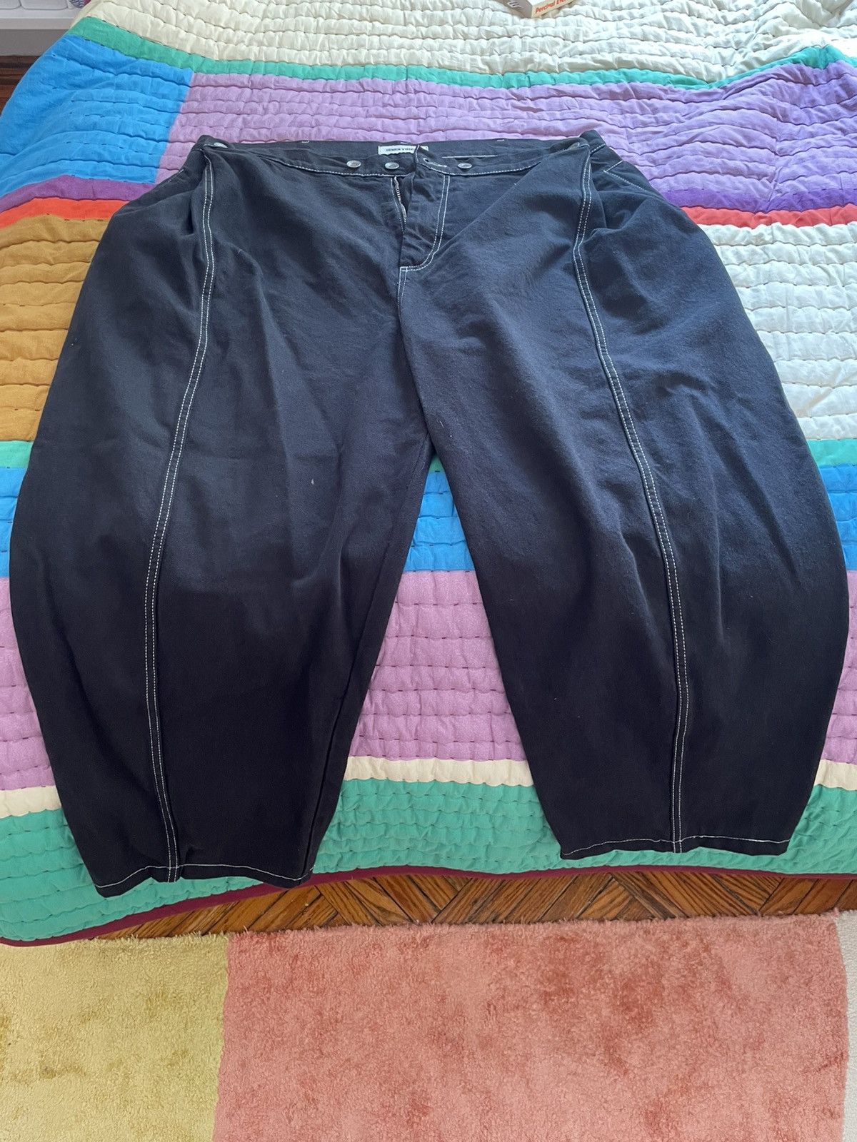 Henrik Vibskov Henrik Vibskov - Black Canned Trousers - Size 32 Size US 32 / EU 48 - 2 Thumbnail
