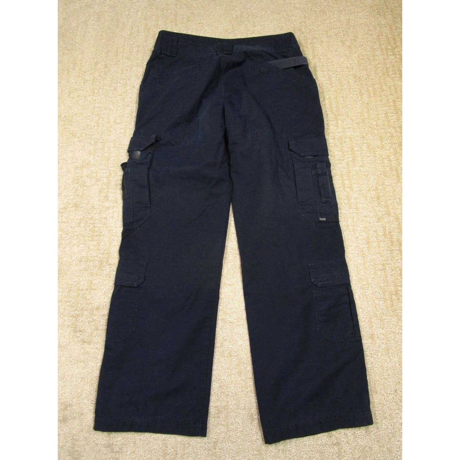 Vintage 5.11 Tactical Pants Women 12 Blue Rip Stop Cargo Pro Series Trousers Size 34" / US 12 / IT 48 - 3 Thumbnail