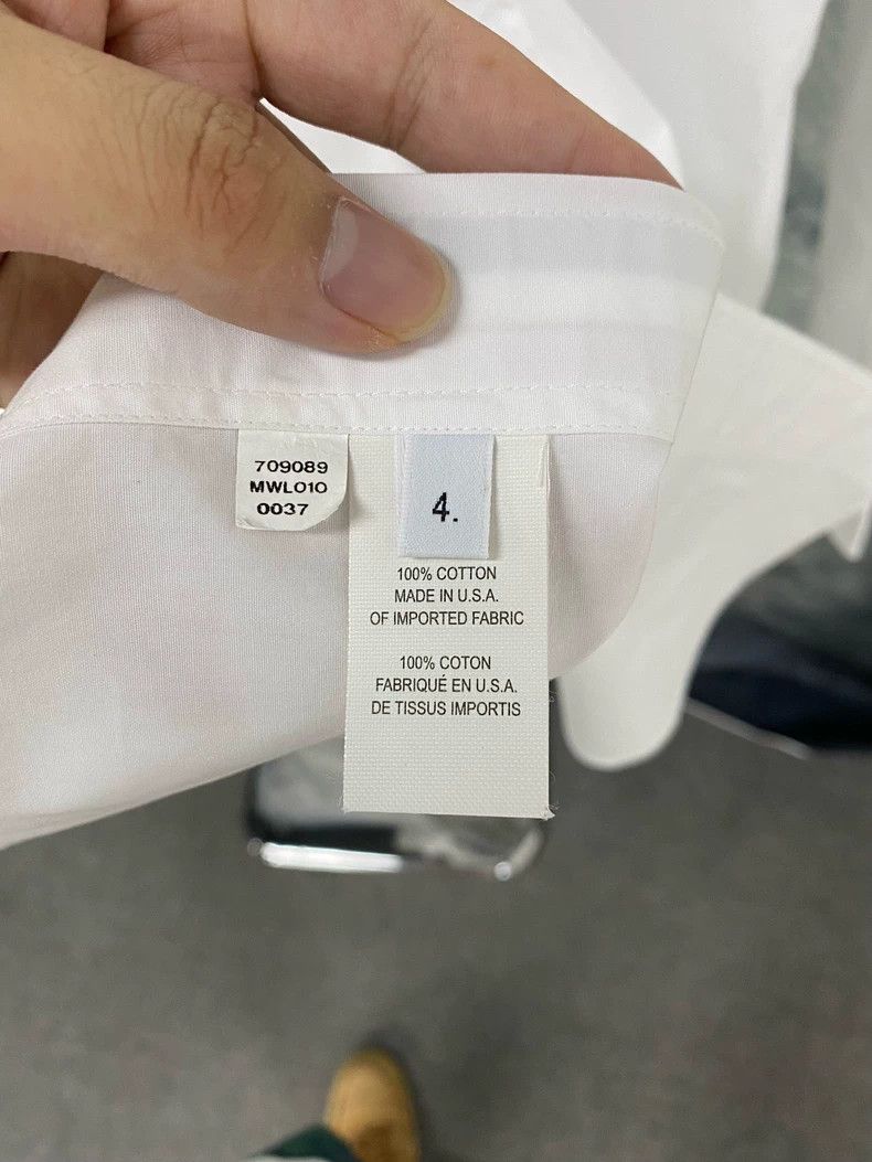 Thom Browne Thom Browne The court gown is made of cotton Size US XL / EU 56 / 4 - 4 Thumbnail