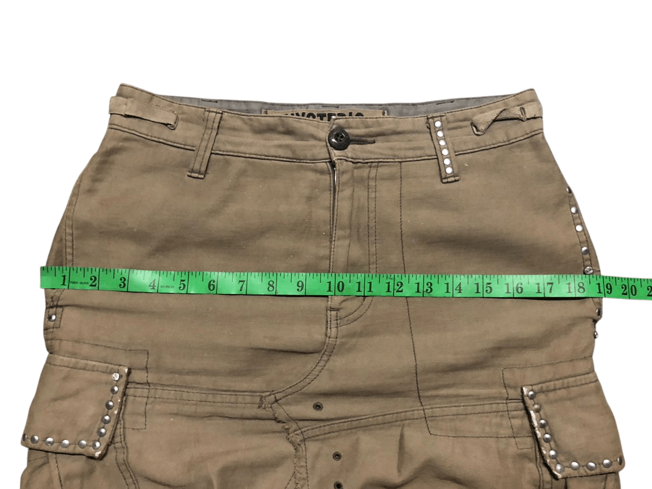 Hysteric Glamour × Japanese Brand Hysteric Glamour Bondages Cargo Mini Skirt Distressed Size 31" - 24 Thumbnail