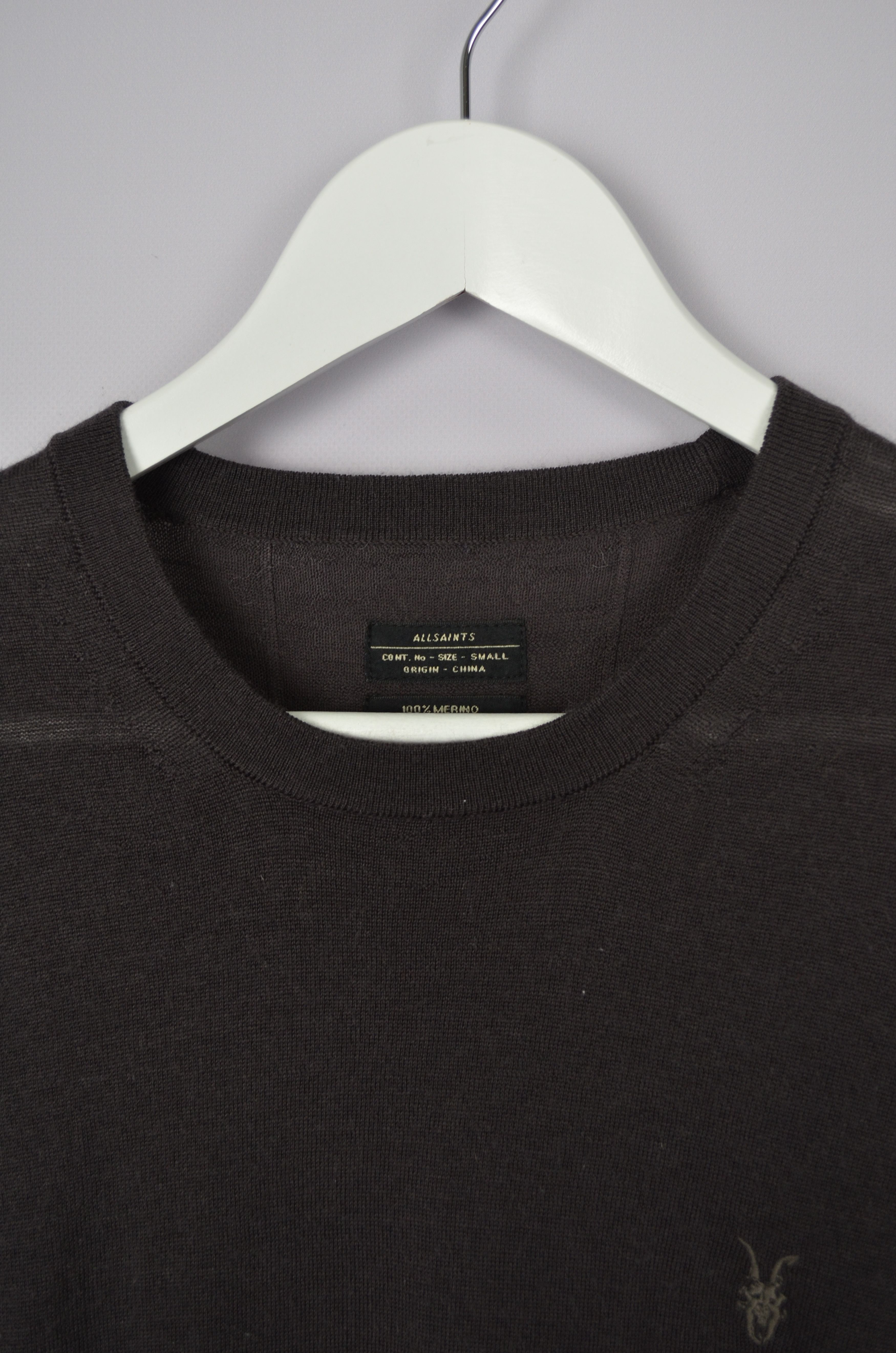 Allsaints × Designer AllSaints Mode Merino Crew Neck Jumper Sweater Size S Size US S / EU 44-46 / 1 - 4 Thumbnail