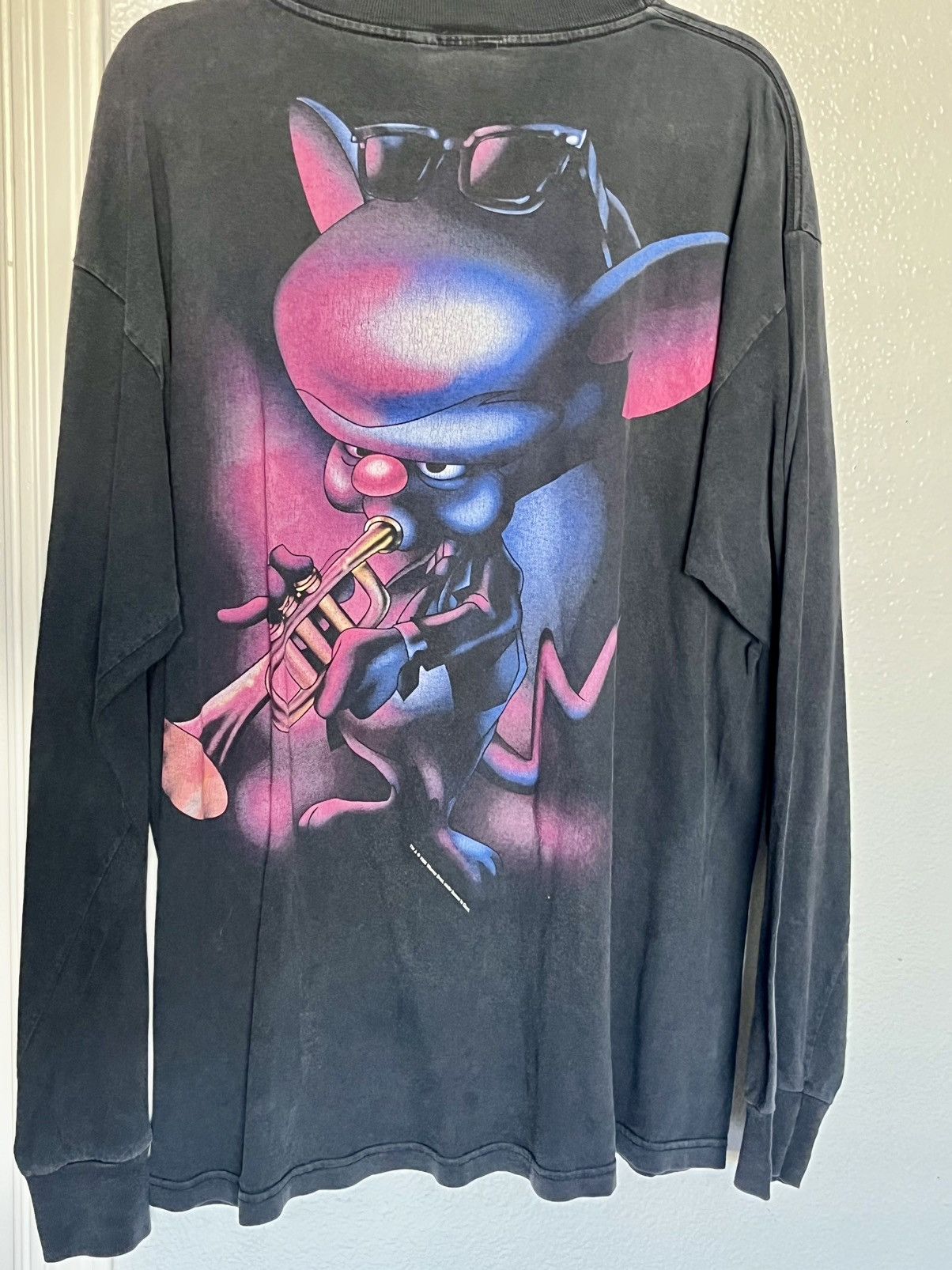 Warner Bros PINKY & THE BRAIN 1995 Animaniacs shirt XL Brain Size US XL / EU 56 / 4 - 4 Thumbnail